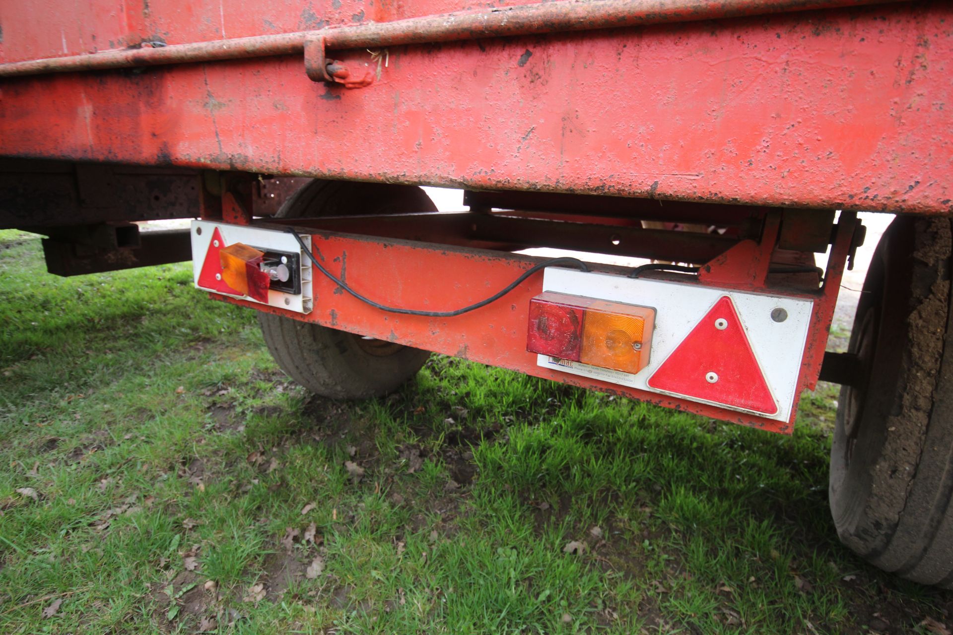 Massey Ferguson/ Weeks 6T single axle tipping trailer. From a local Deceased estate. - Image 15 of 27