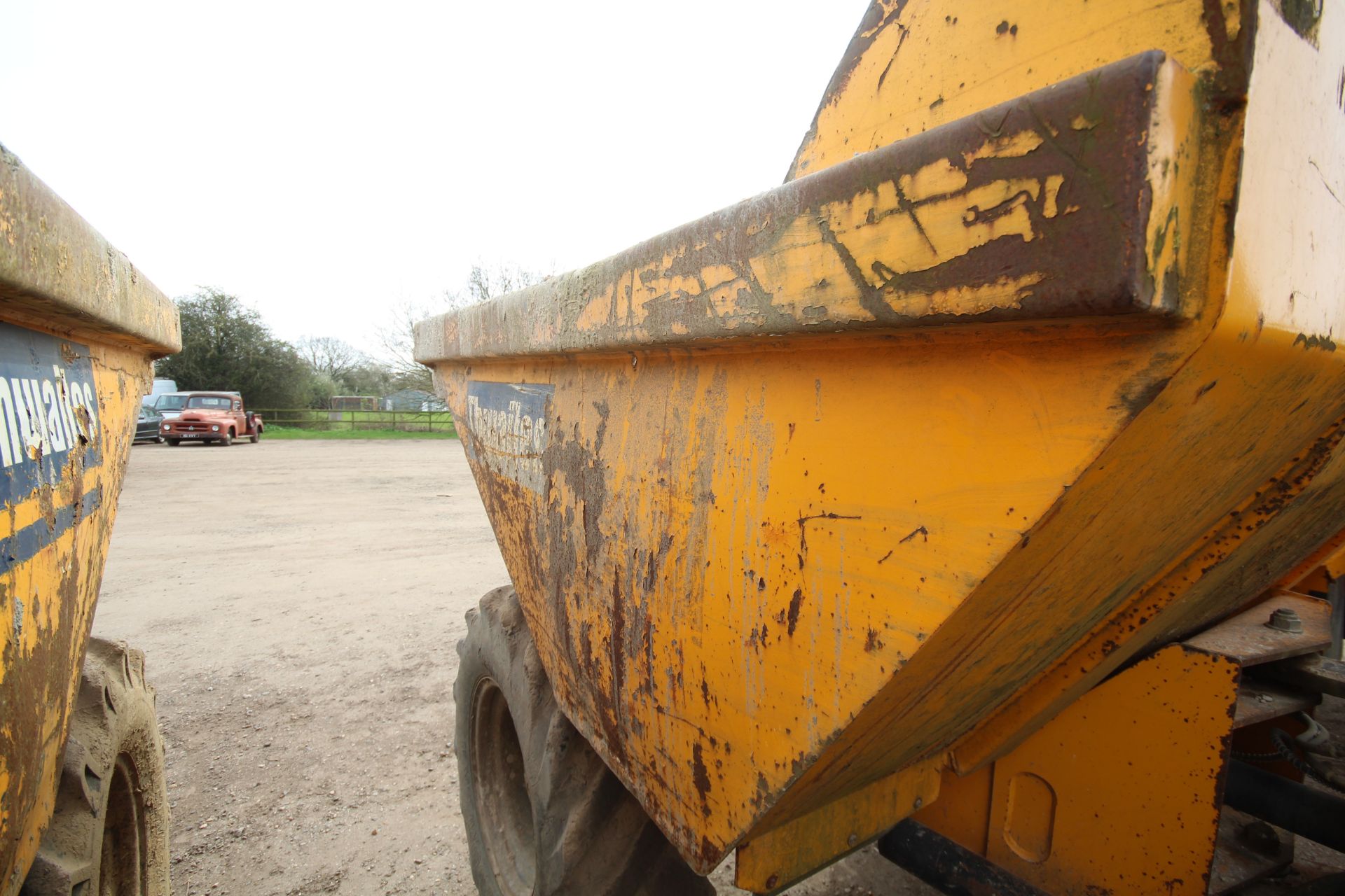 Thwaites 6T 4WD dumper. 2009. Hours TBC. Serial number SLCM565ZZ90887177. 405/70-20 wheels and - Image 23 of 35