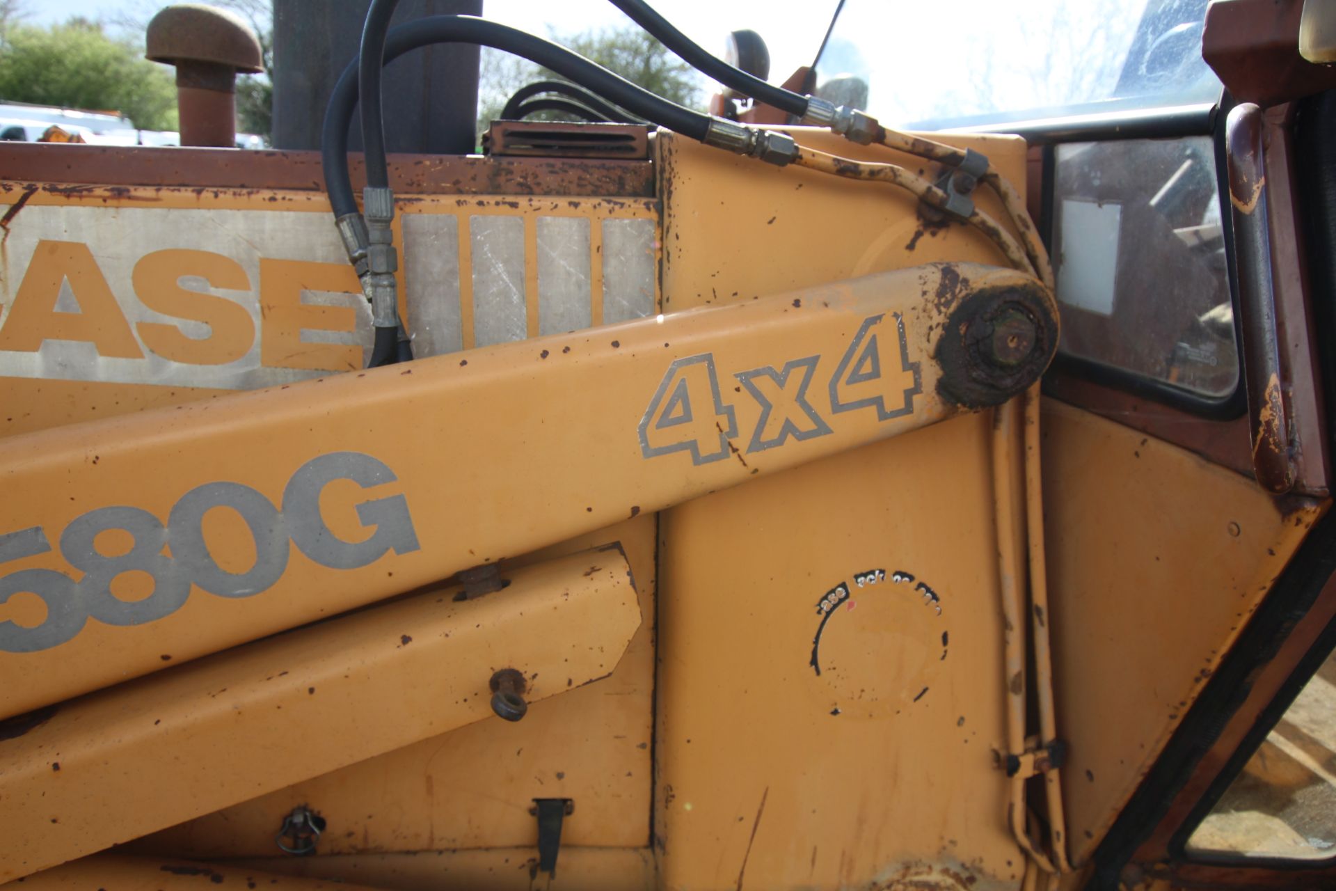 Case 580G Construction King 4WD backhoe loader. Registration D187 KKL. Date of first registration - Bild 12 aus 68