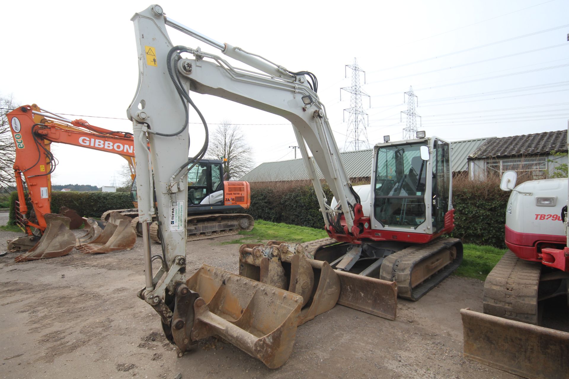 Takeuchi TB290 9T rubber track excavator. 2018. 5,096 hours. Serial number 190200950. With 4x - Image 2 of 68