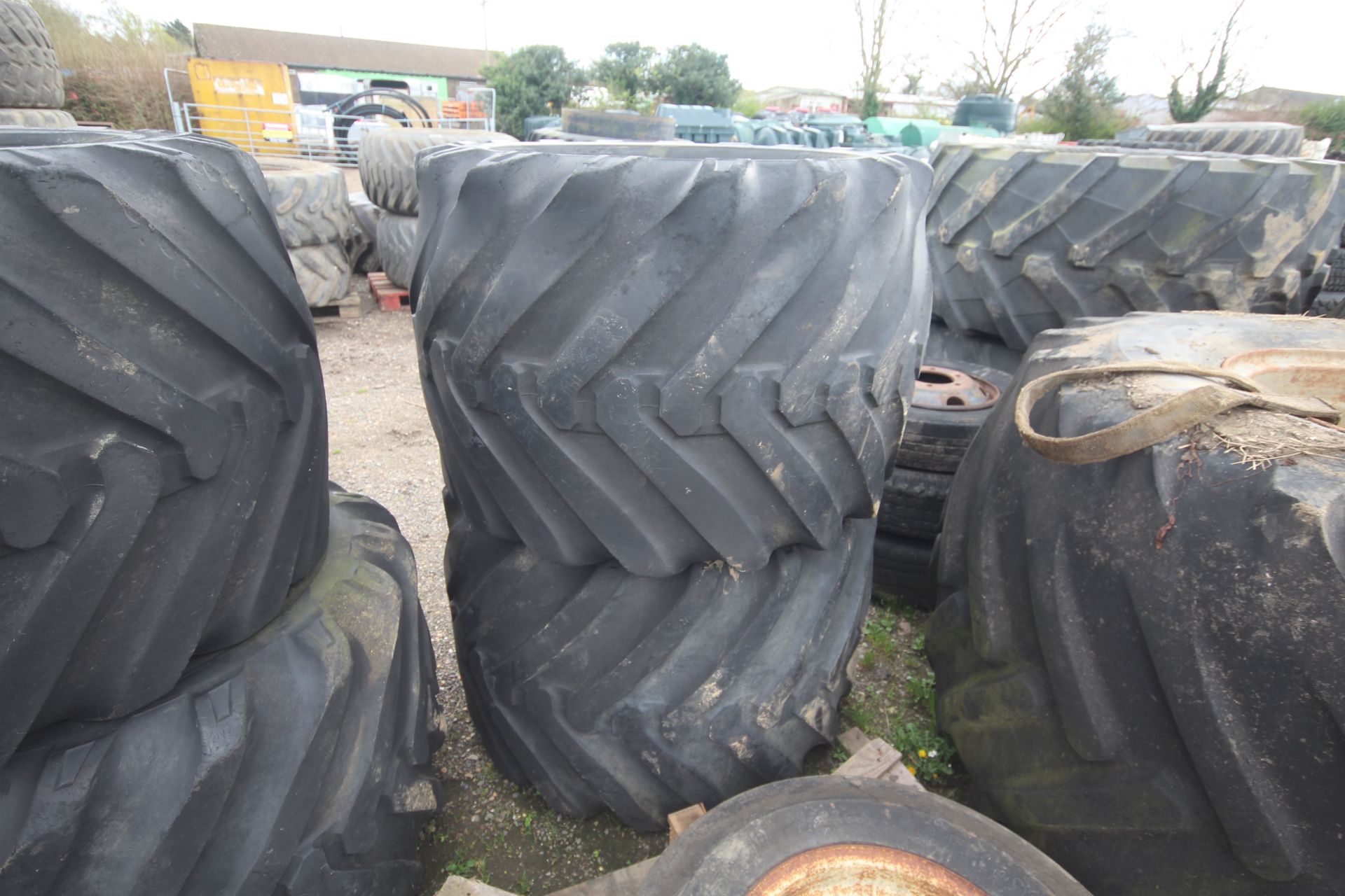 5x 700/45-22.5 flotation tyres. - Image 8 of 10