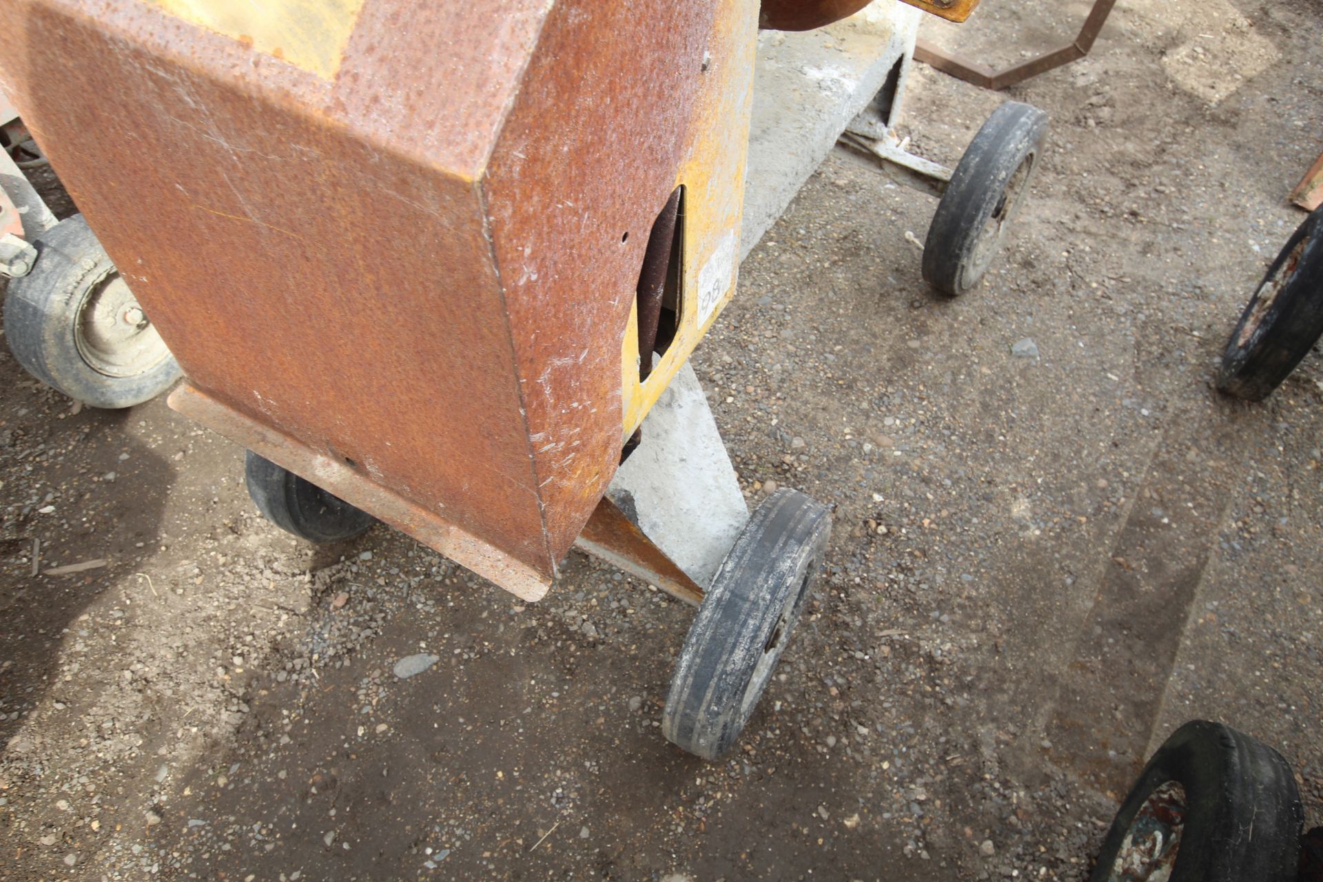 Site cement mixer. With diesel engine. Manual held. - Image 5 of 13