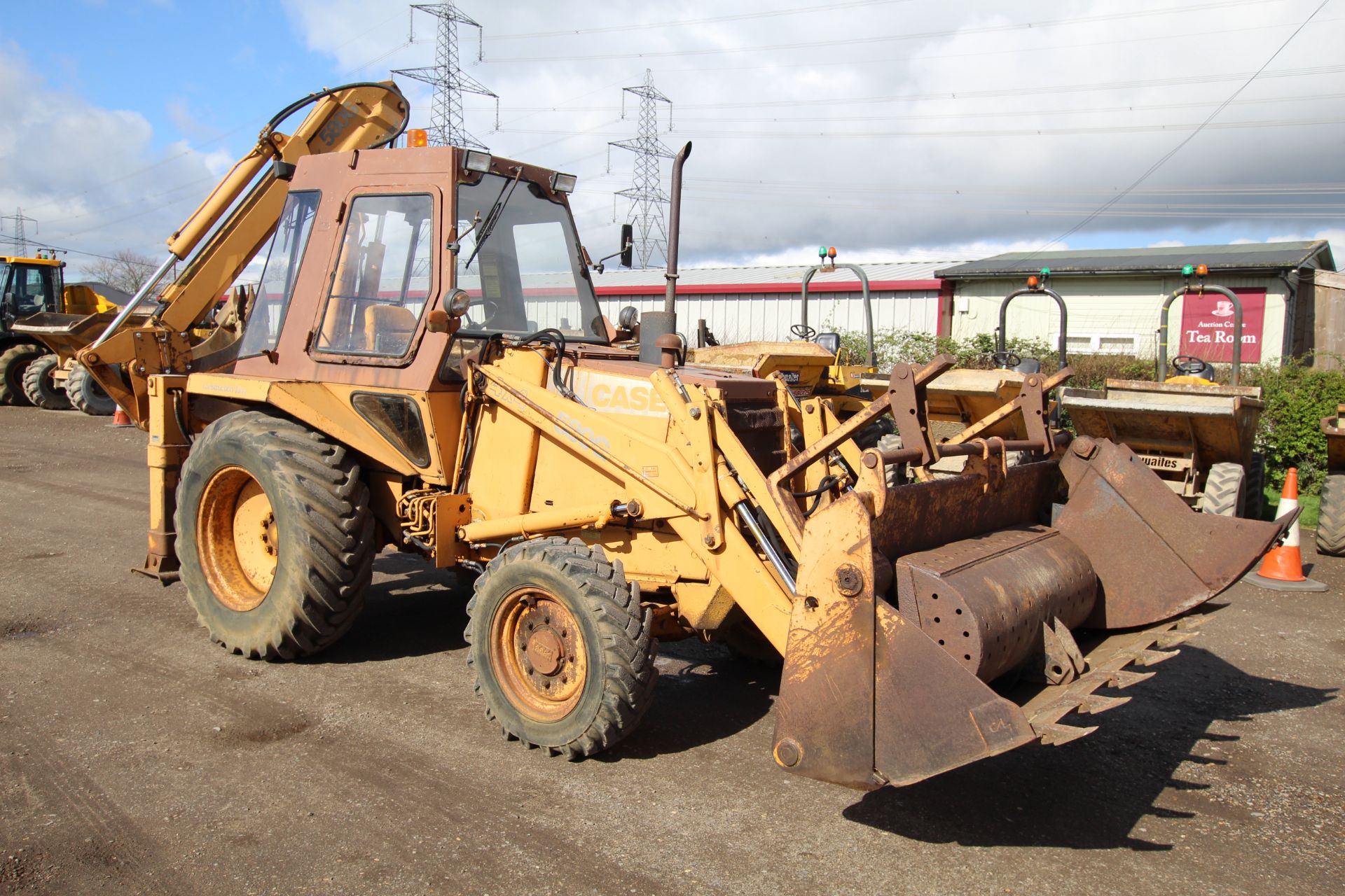 Case 580G Construction King 4WD backhoe loader. Registration D187 KKL. Date of first registration - Bild 2 aus 68