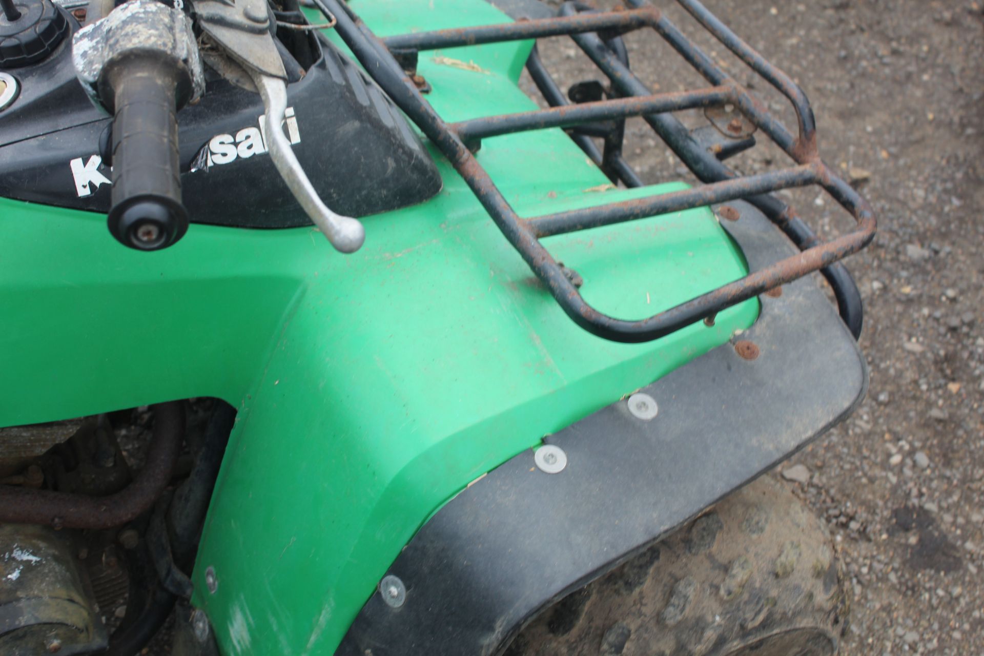 Kawasaki KLF 300 300cc 2WD quad bike. Key held. V - Bild 24 aus 28