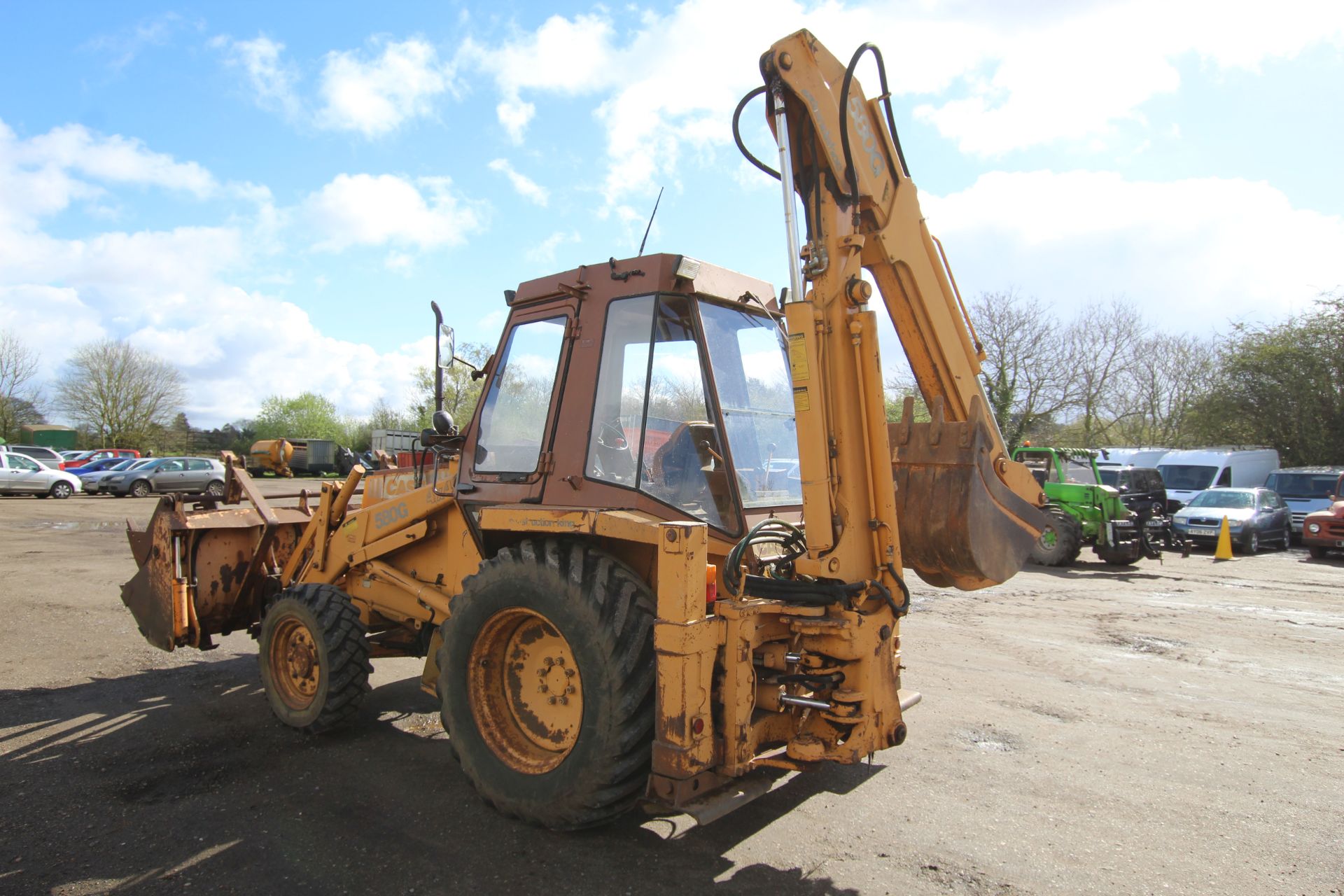 Case 580G Construction King 4WD backhoe loader. Registration D187 KKL. Date of first registration - Bild 4 aus 68