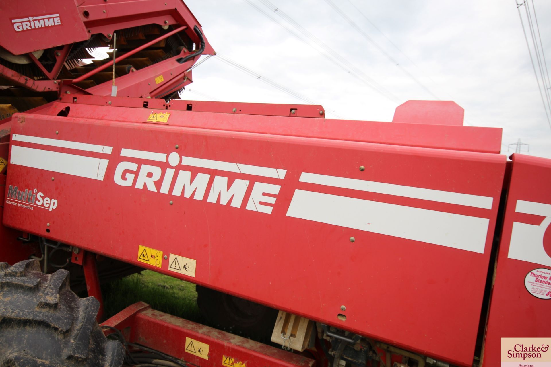 Grimme GT70 trailed potato harvester. 2011. Serial number 45001088. 16.5/85-28 and 620/50B22.5 - Image 28 of 34