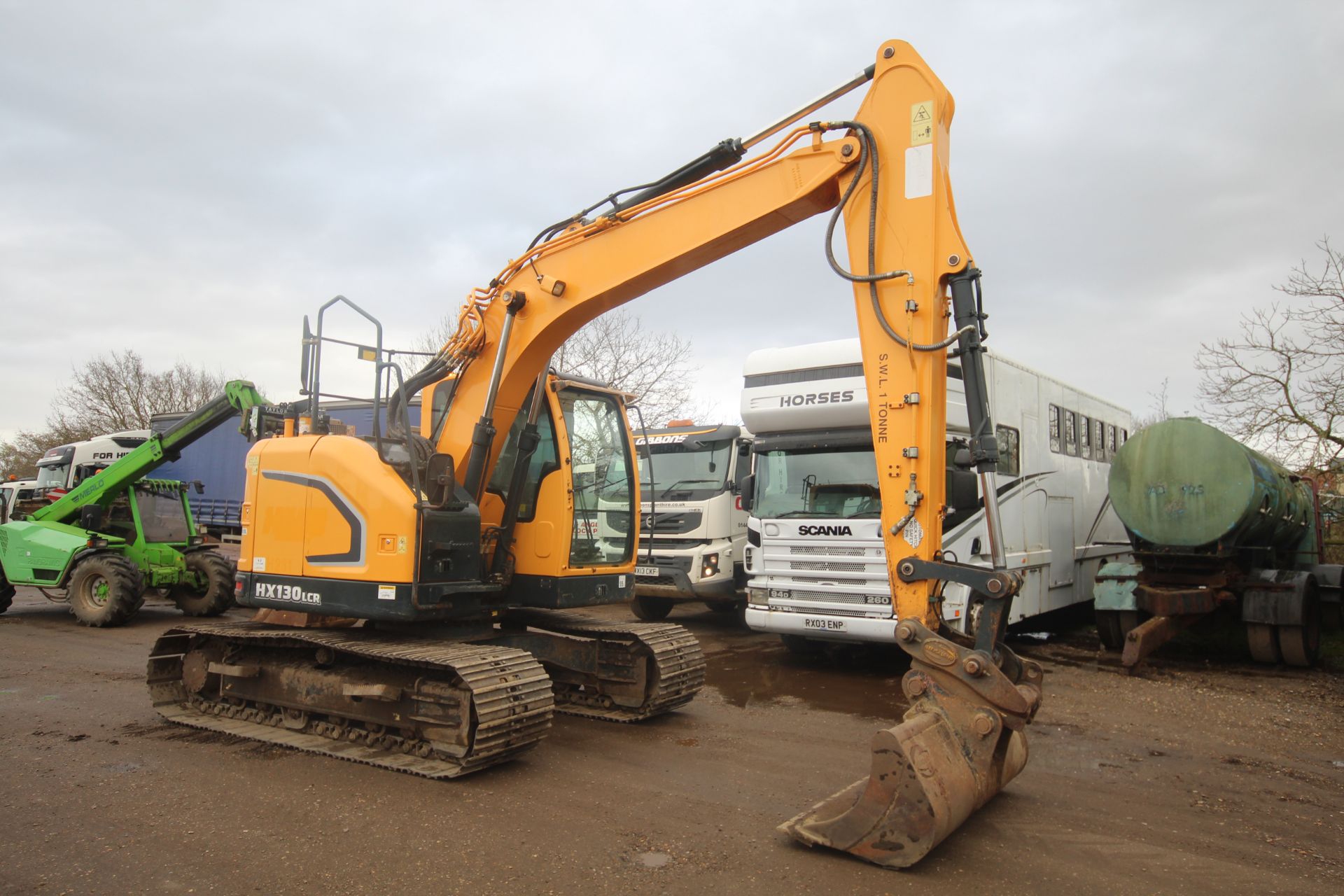 **CATALOGUE CHNAGE** Hyundai HX130 LCR 13T steel track excavator. 2018. c. 5,150 hours. Serial