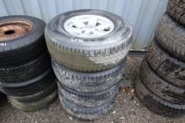 4x Ford Ranger wheels and tyres. V