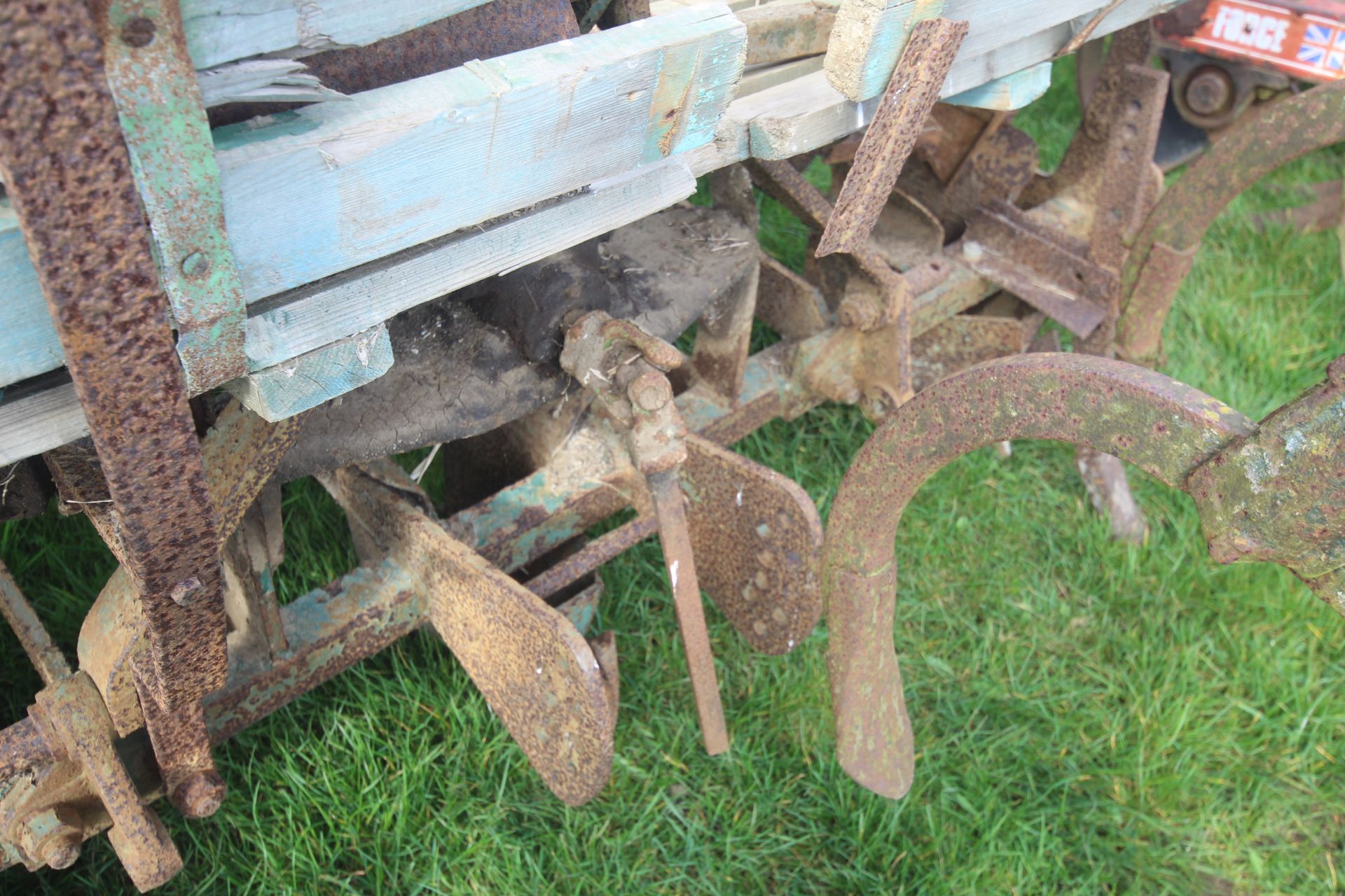 Vintage three row PTO driven potato planter. V - Image 14 of 15