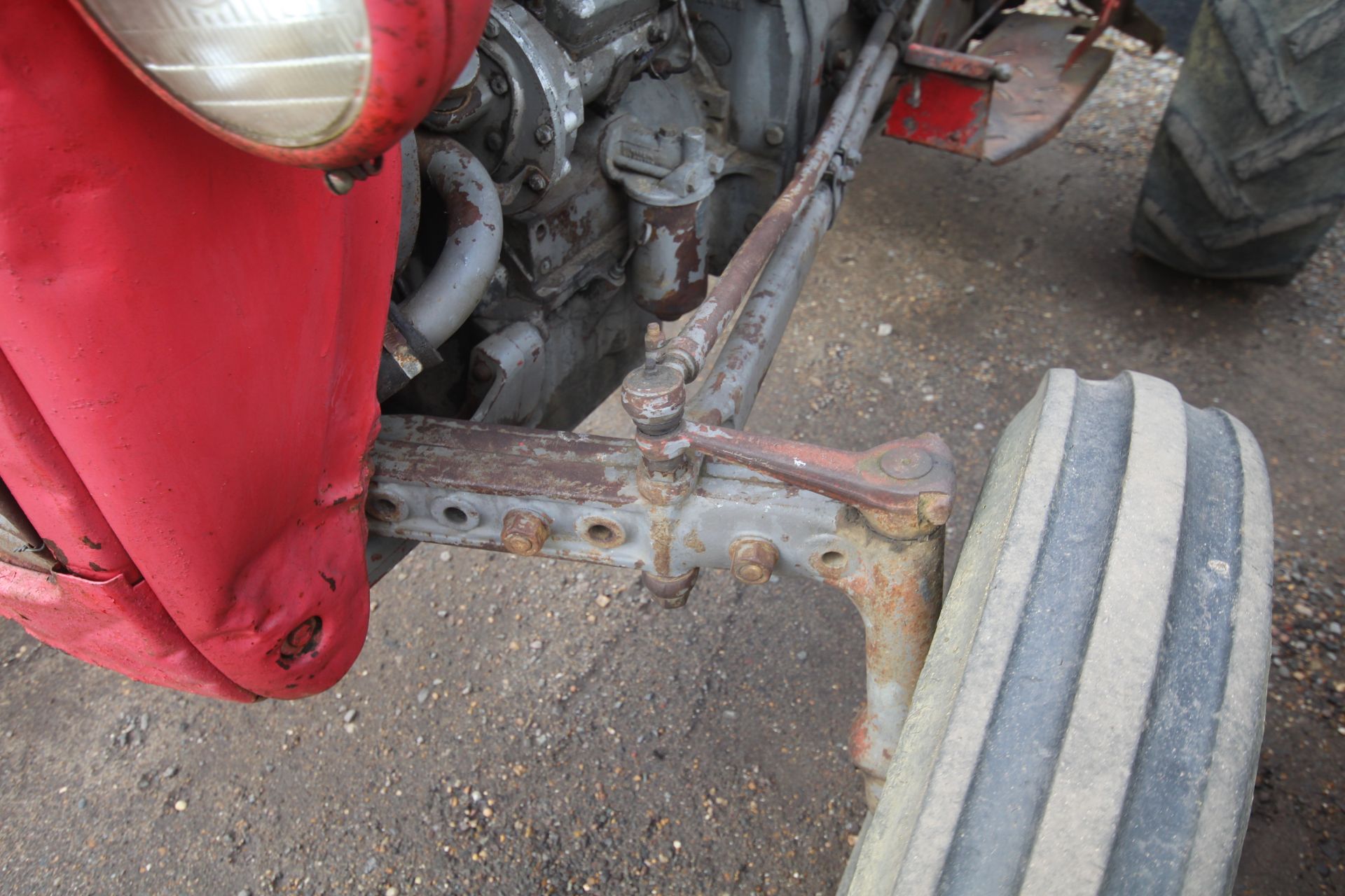 Massey Ferguson 35X 2WD tractor. 1963. Serial number SNMY313859. 11-28 rear wheels and tyres. - Image 7 of 43