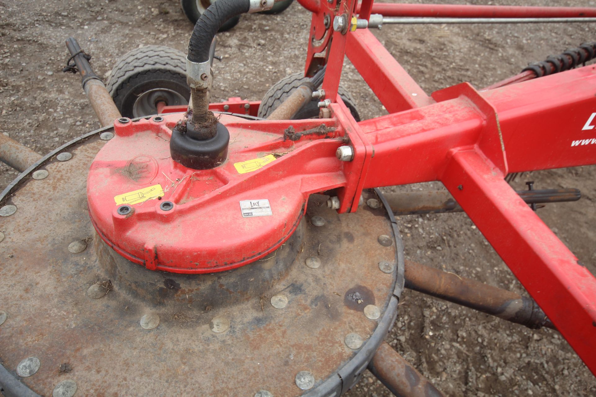 Lely Hibiscus 458S single rotor rake. Serial number 0003127837. V - Image 10 of 15