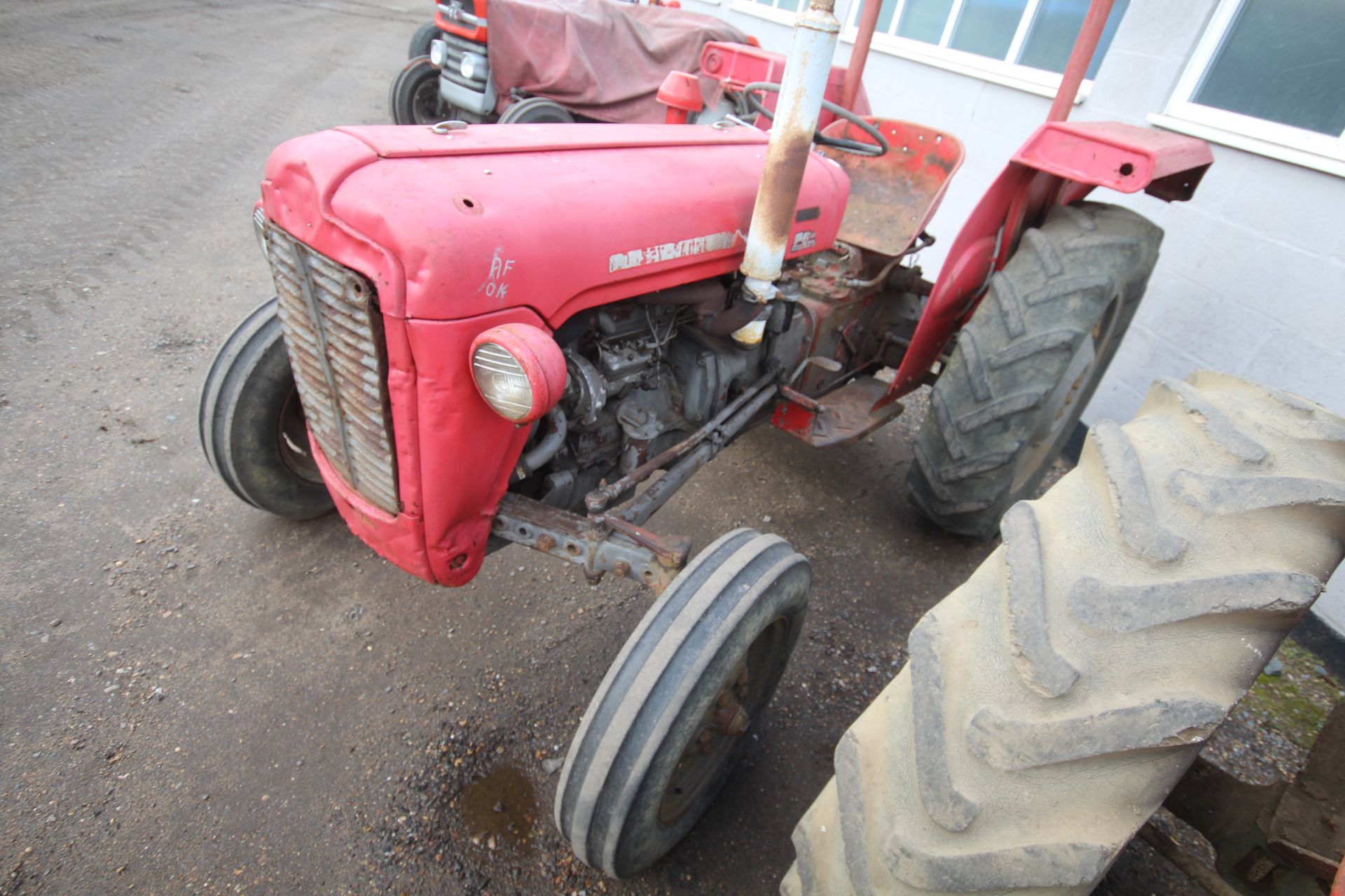 Massey Ferguson 35X 2WD tractor. 1963. Serial number SNMY313859. 11-28 rear wheels and tyres. - Image 4 of 43