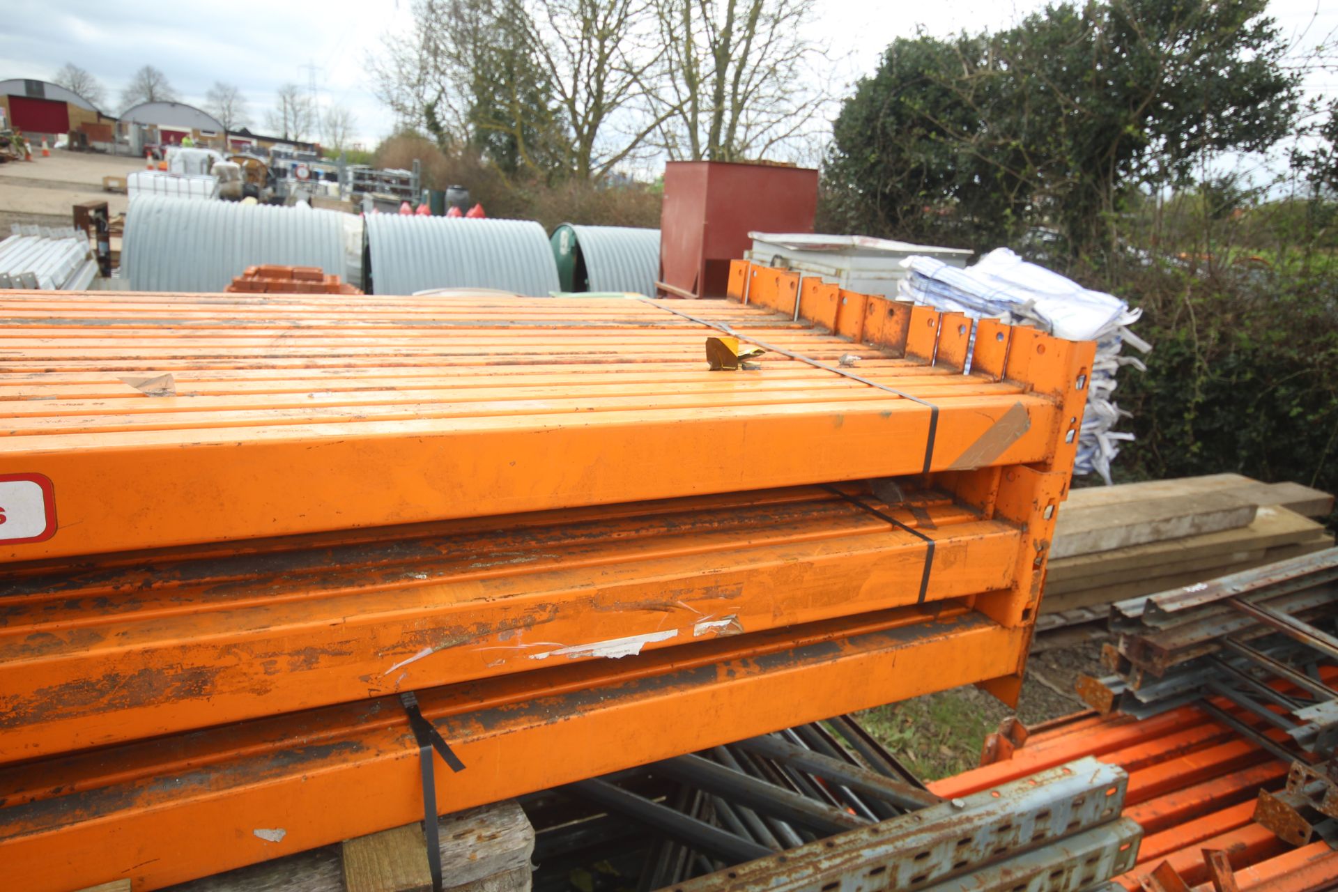 Quantity of pallet racking. 12 uprights and 43 rails. - Image 5 of 9