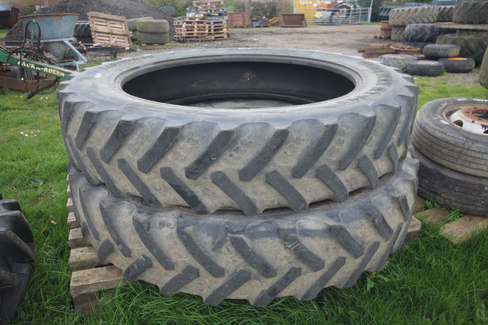 2x BKT Agrimax RT945 380/90R50 tyres. V - Image 2 of 4