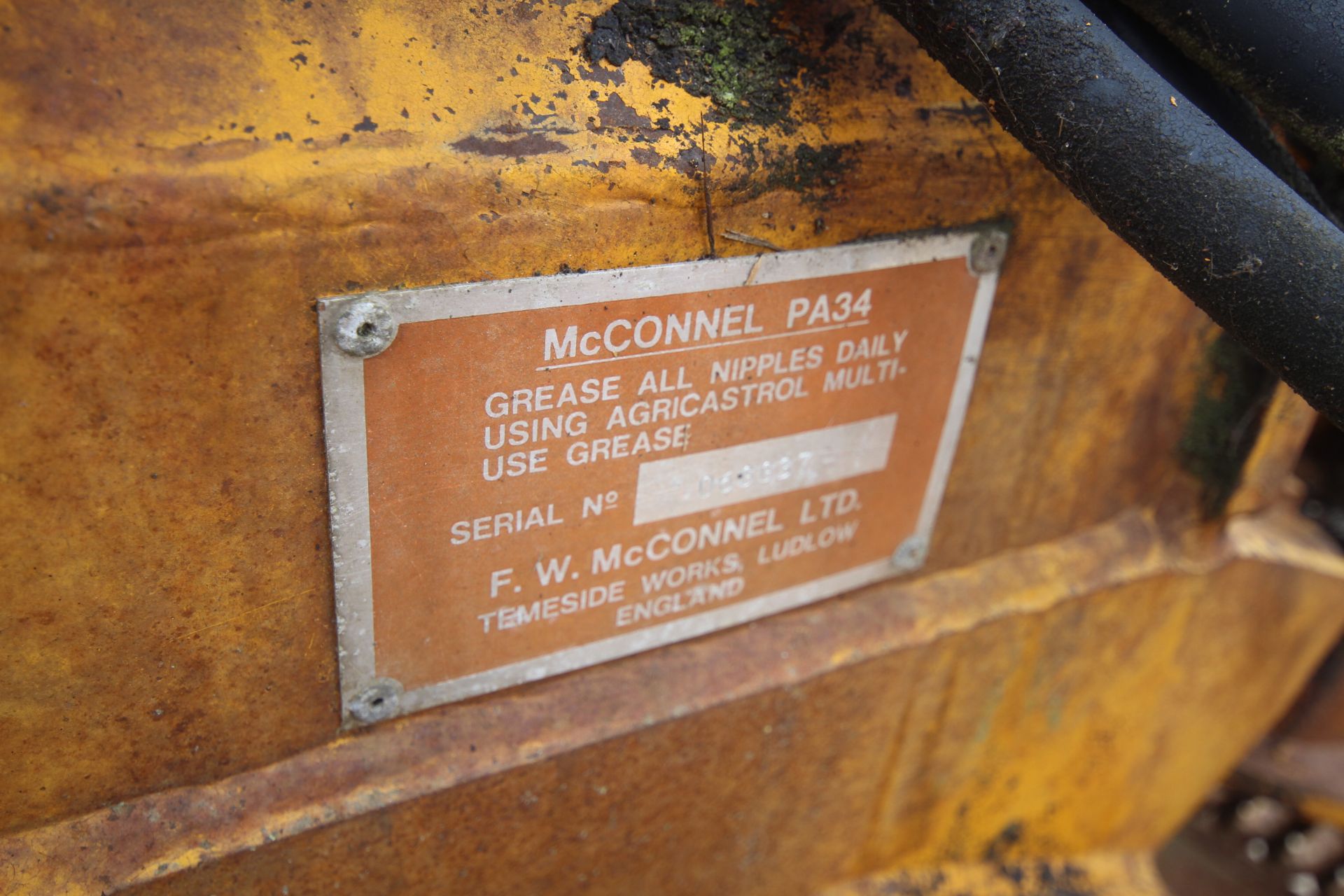 McConnel PA34 linkage mounted hedge cutter. With cable controlled spools. For sale due to - Image 8 of 17