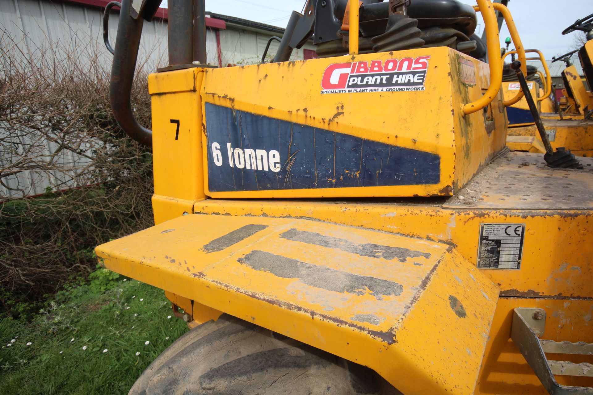 Thwaites 6T 4WD dumper. 2009. Hours TBC. Serial number SLCM565ZZ90887177. 405/70-20 wheels and - Image 12 of 35