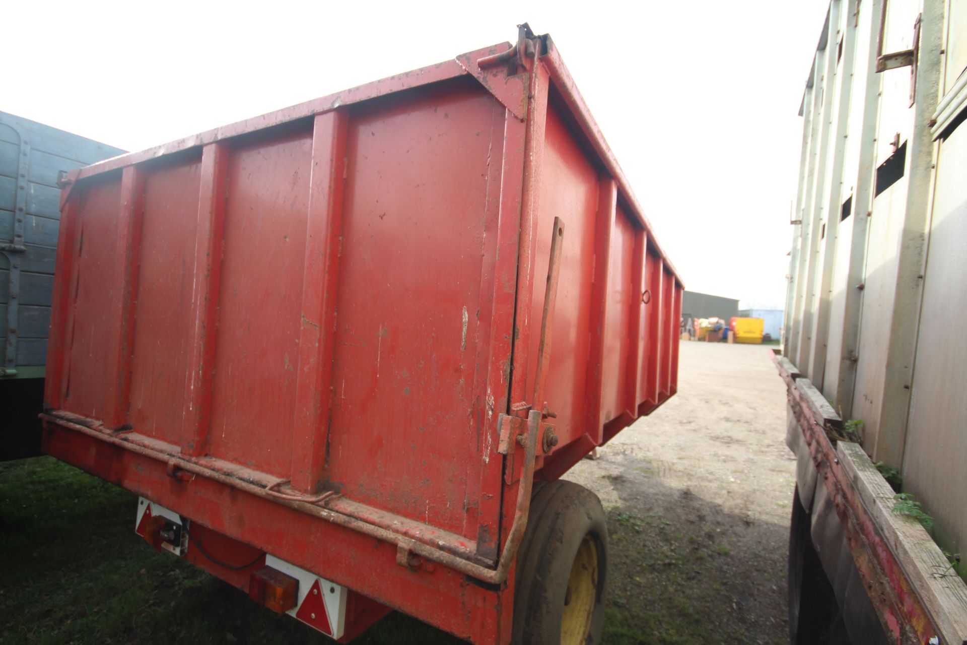 Massey Ferguson/ Weeks 6T single axle tipping trailer. From a local Deceased estate. - Image 14 of 27
