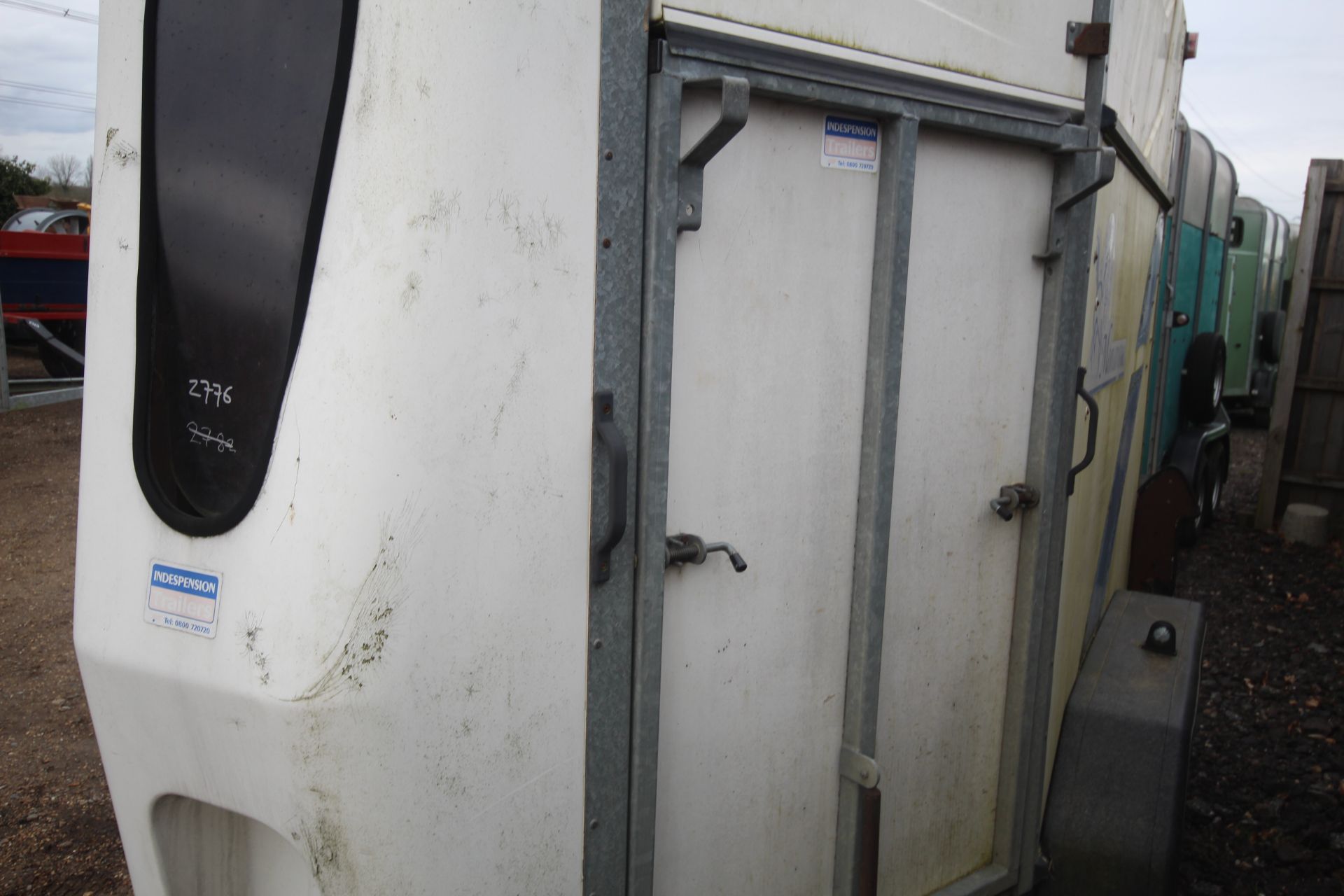 Indespension Monarque two horse twin axle horsebox. With front and rear ramps. Key held. - Image 13 of 45