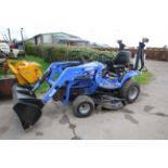 Iseki TGX23 4WD hydrostatic compact tractor. 725 h