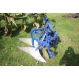 Ford Ransomes PM3 2F mounted plough. With discs an