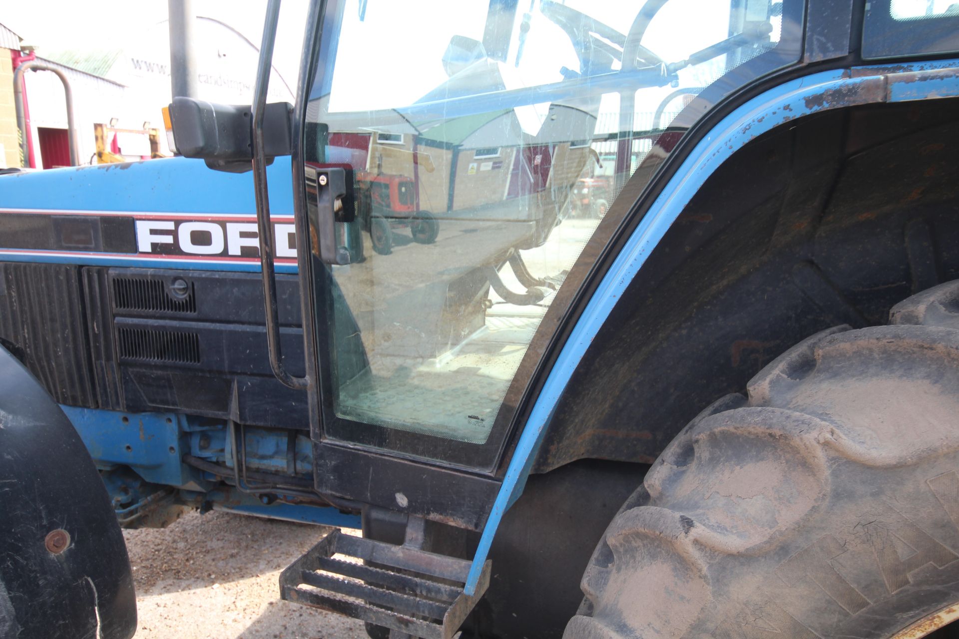 Ford 6640 Powerstar SLE 4WD tractor. Registration M622 WVW. Date of first registration 09/01/1995. - Image 14 of 67