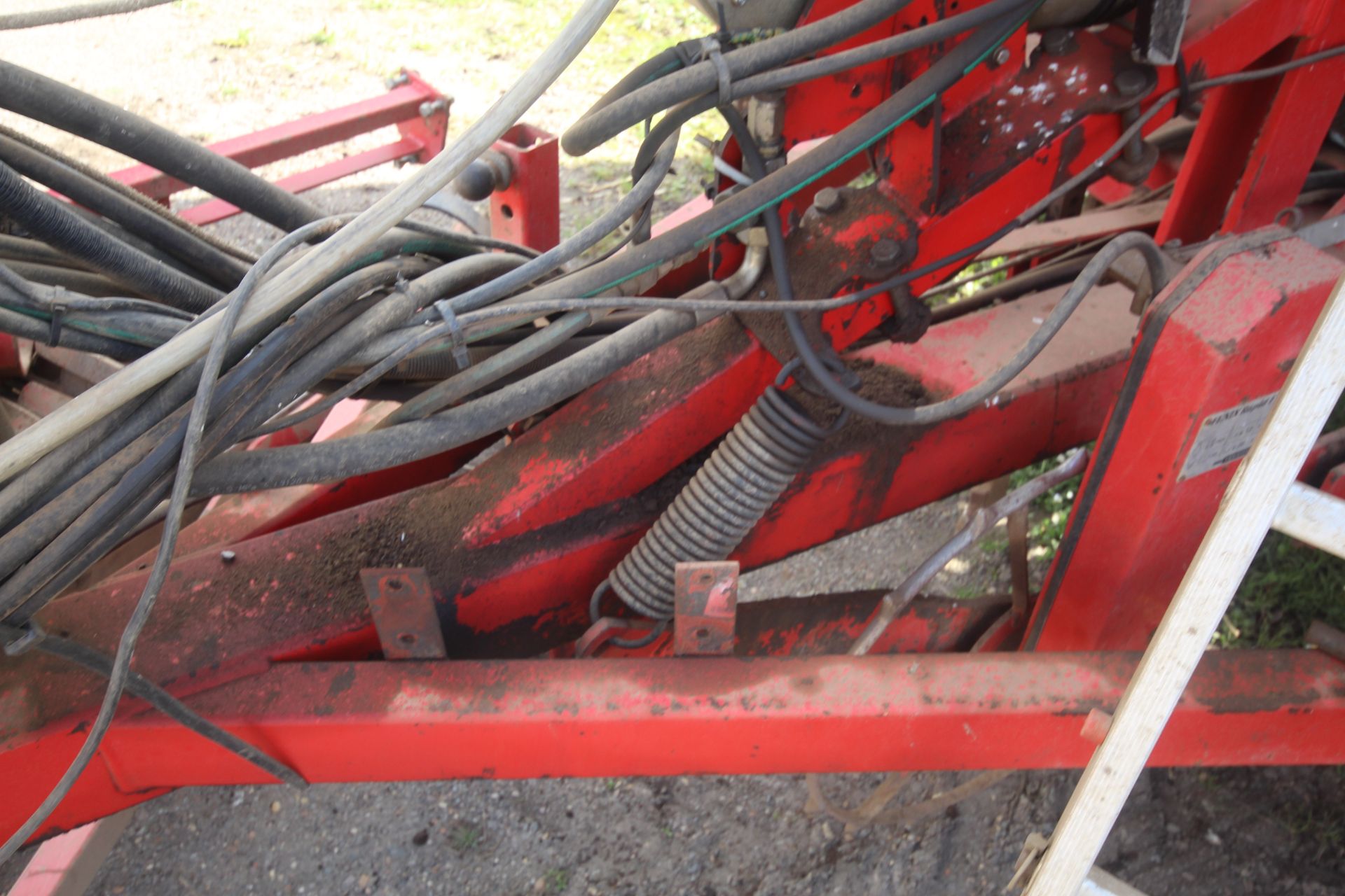 **UPDATED DESCRIPTION** Vaderstad Rapid 800F 8m disc drill. With rigid tines, levelling paddles, two - Image 7 of 60