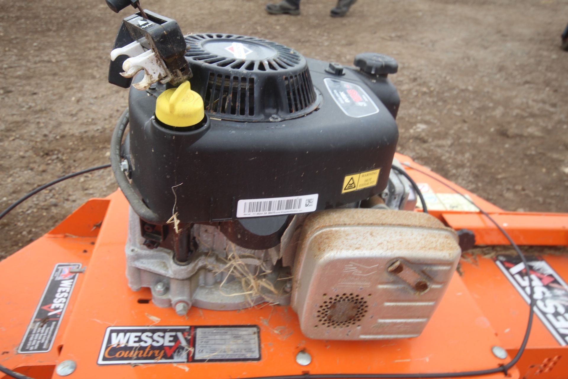 Wessex Country AT110 rotory topper for quad bike. 2012. With Briggs & Stratton petrol engine. V - Image 12 of 17