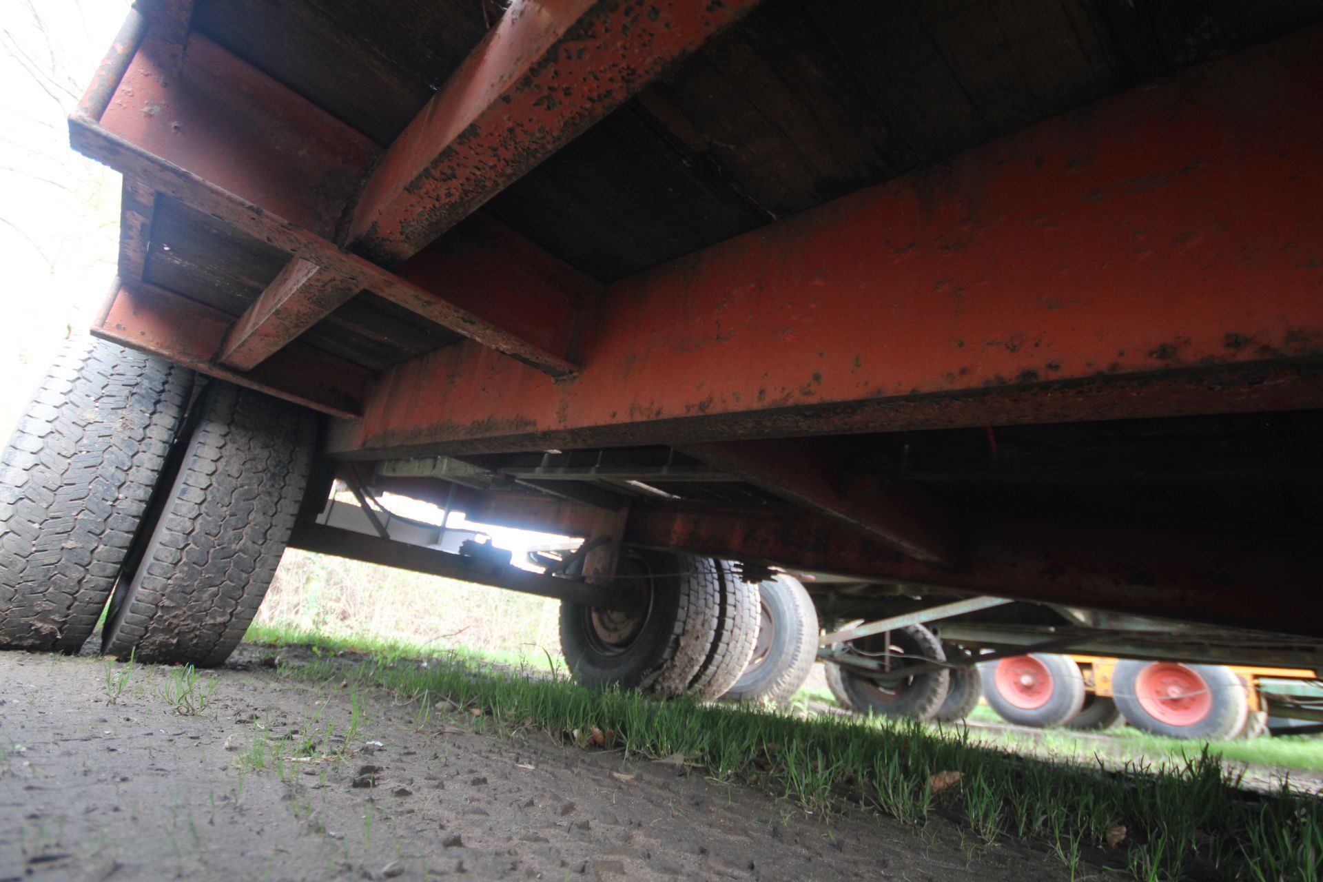 Brian Legg 8T single axle low loader. With lights, hydraulic brakes and ramps. - Image 12 of 15