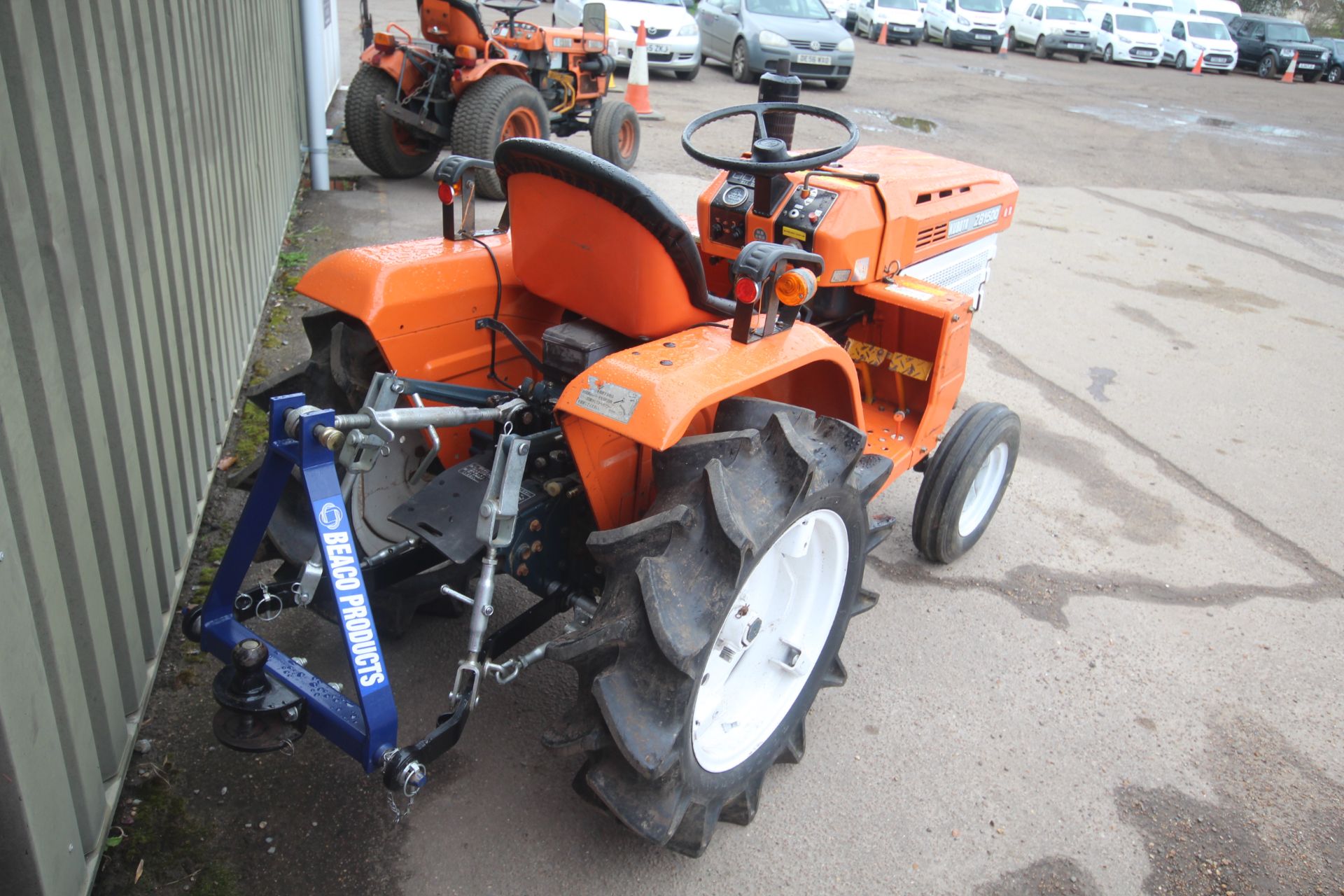 Kubota ZB1500 2WD compact tractor. 896 hours. 8-18 rear wheels and tyres @ 90%. - Image 3 of 31