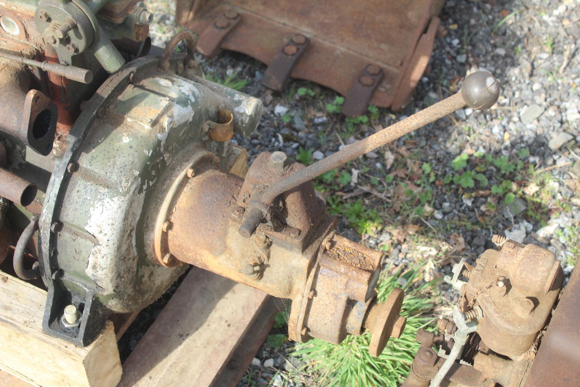 Stuart H2MR/70 2cyl diesel engine and gearbox. For spares or repair. - Image 2 of 13