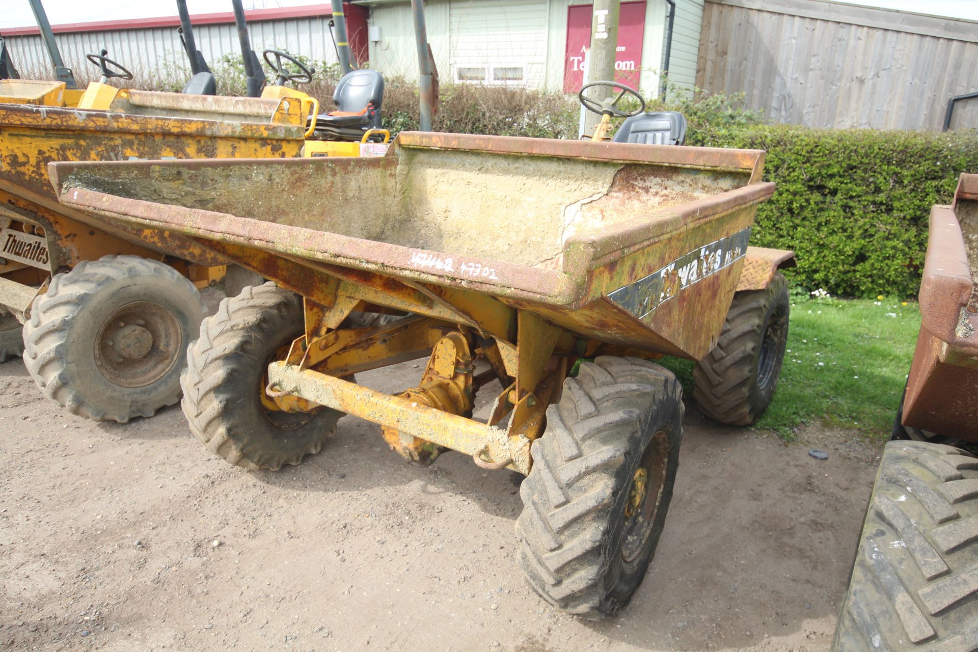 ** Online Video Available ** Thwaites 6000 2.5T 4WD crank start dumper. Vendor reports runs and dri