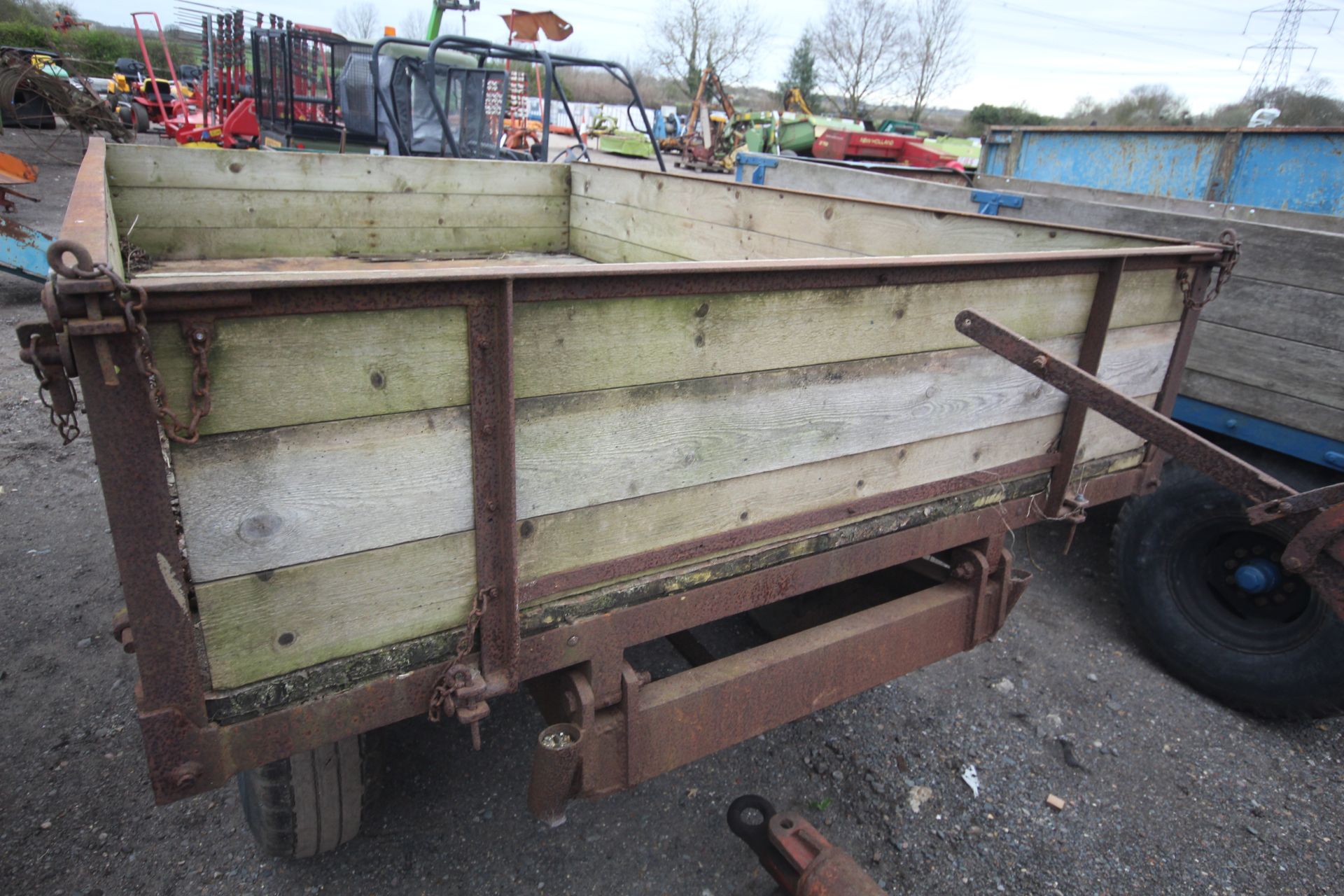 Youngman 3T single axle tipping trailer. - Image 14 of 22