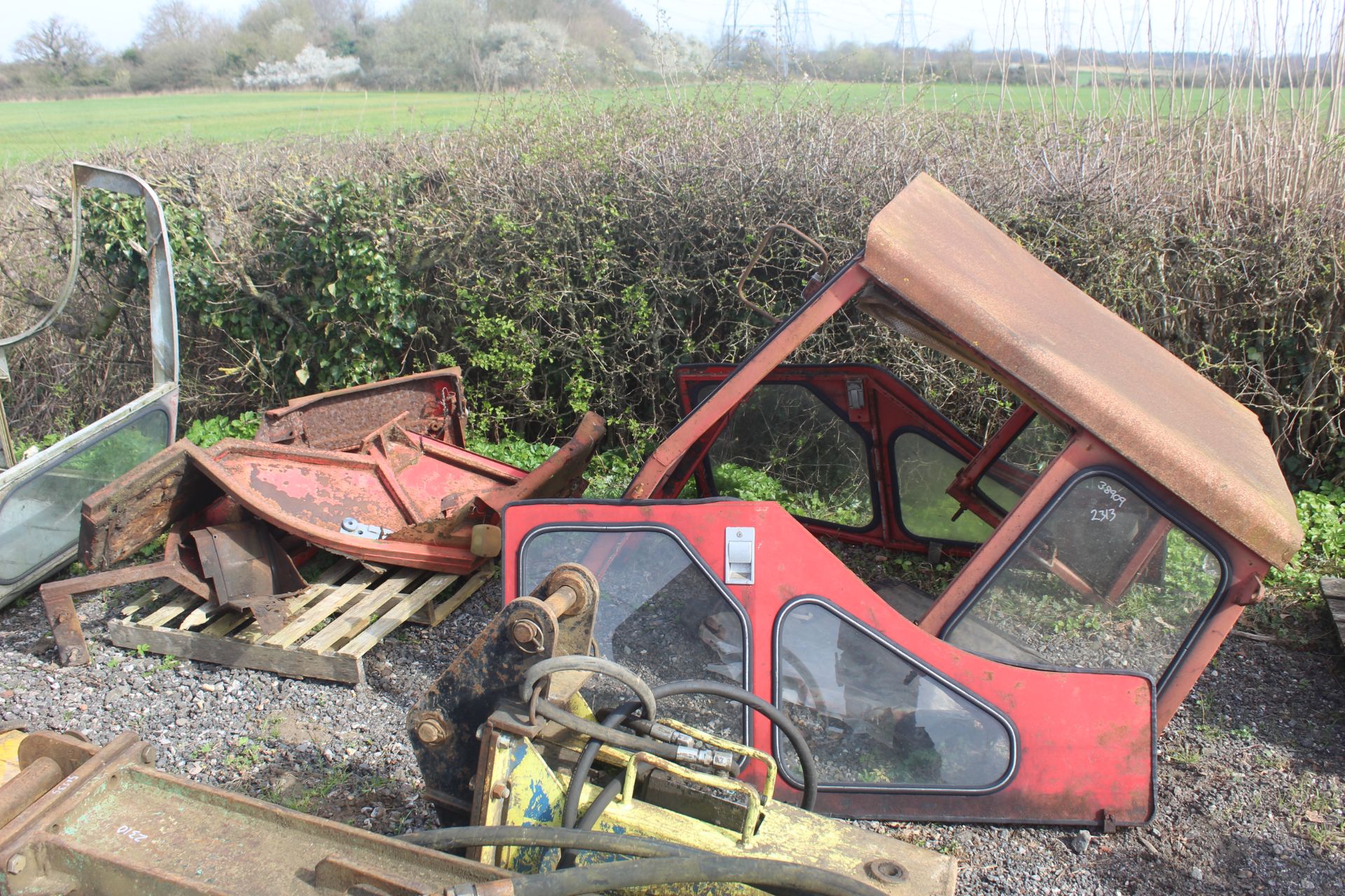 Massey Ferguson 240 cab and mudguards.