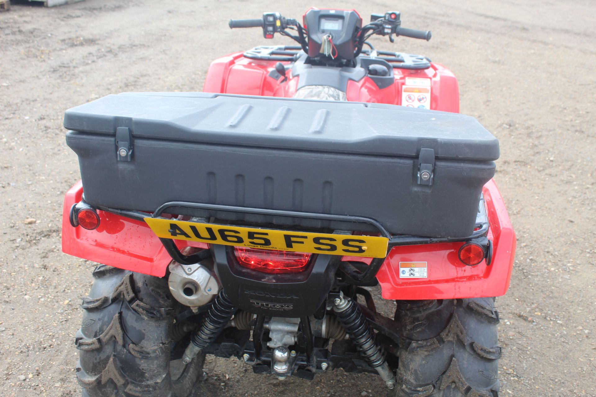 Honda TRX 500 Automatic DCT 4WD quad bike. Registration AU65 FSS. Date of first registration 01/11/ - Image 22 of 42