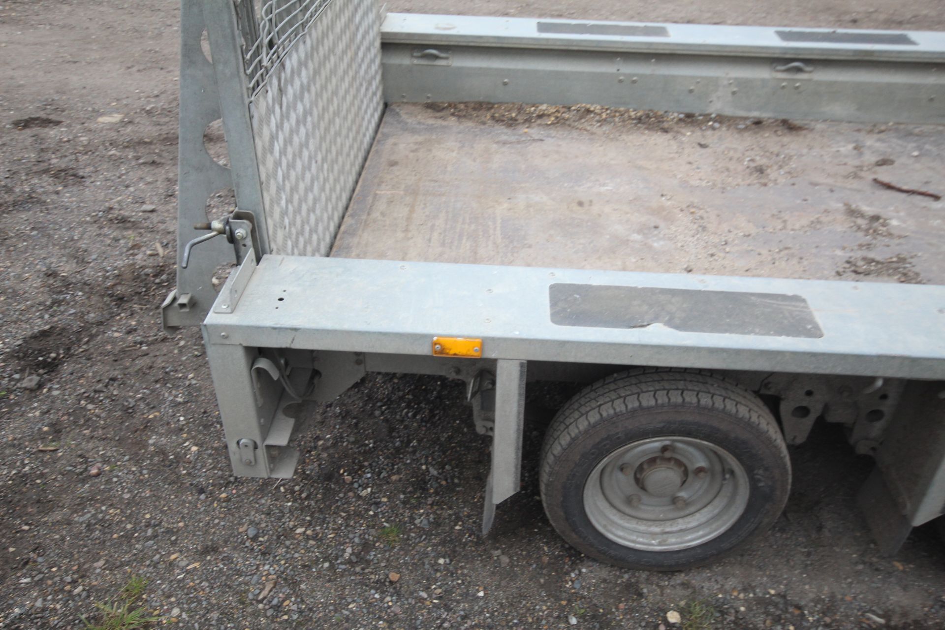 Ifor Williams 10ft x 5ft twin axle plant trailer. Purchased new 12/2021. With key and manual. Key, - Image 21 of 32