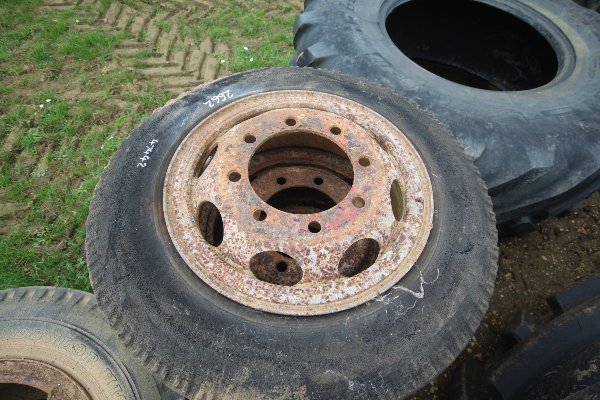 4x various trailer wheels and tyres. - Image 3 of 3
