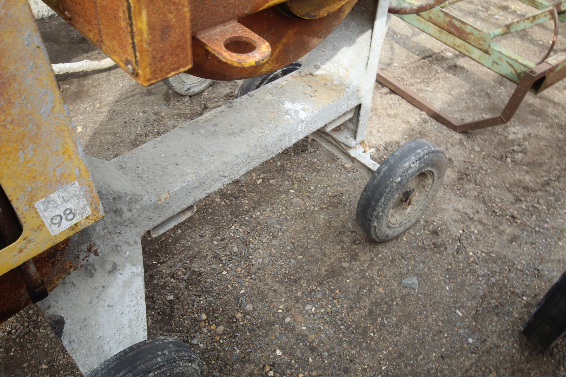 Site cement mixer. With diesel engine. Manual held. - Image 9 of 13