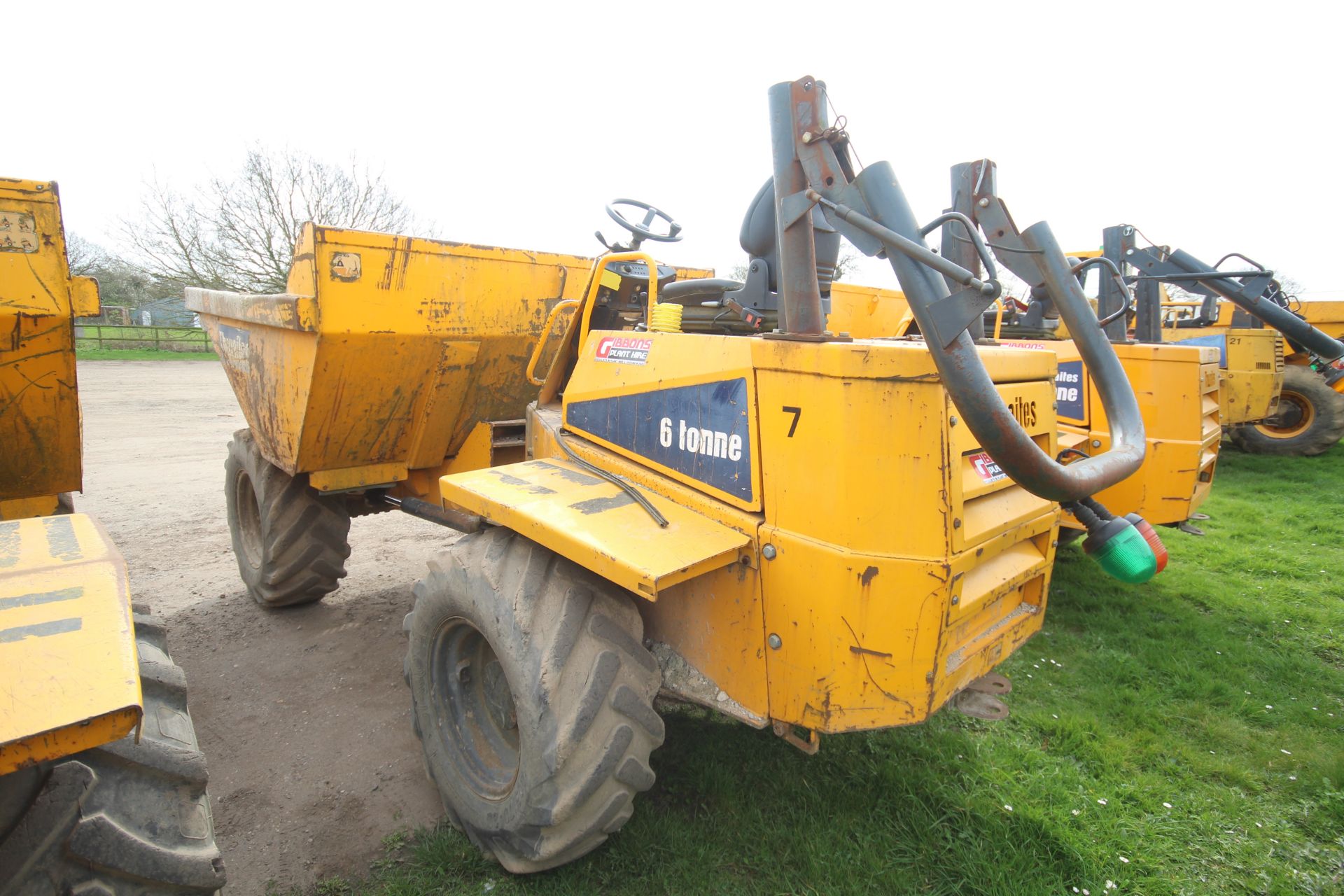 Thwaites 6T 4WD dumper. 2009. Hours TBC. Serial number SLCM565ZZ90887177. 405/70-20 wheels and - Image 4 of 35