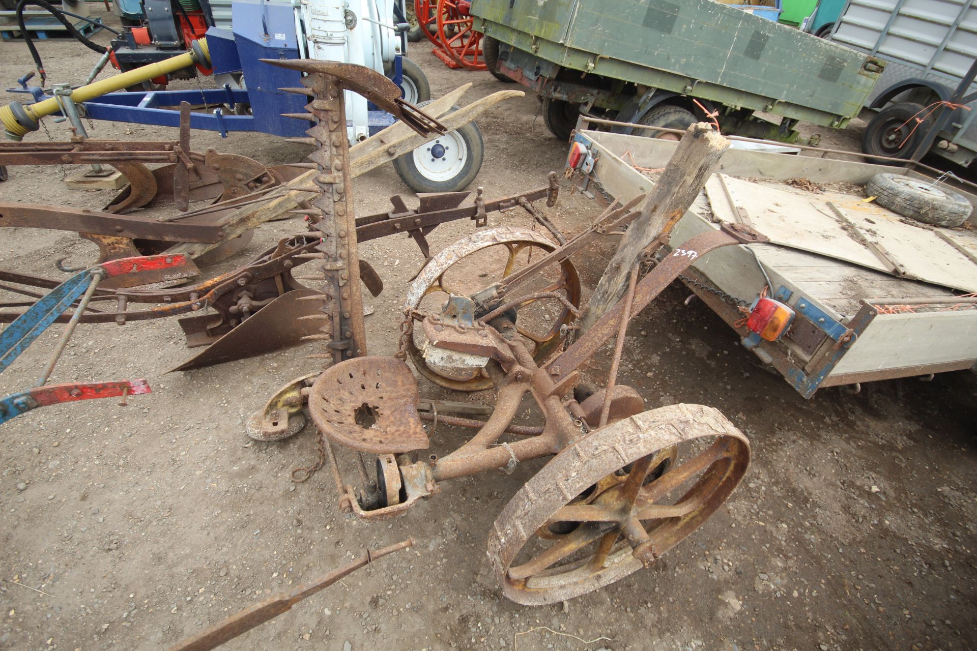 Hornsby horse drawn mower.