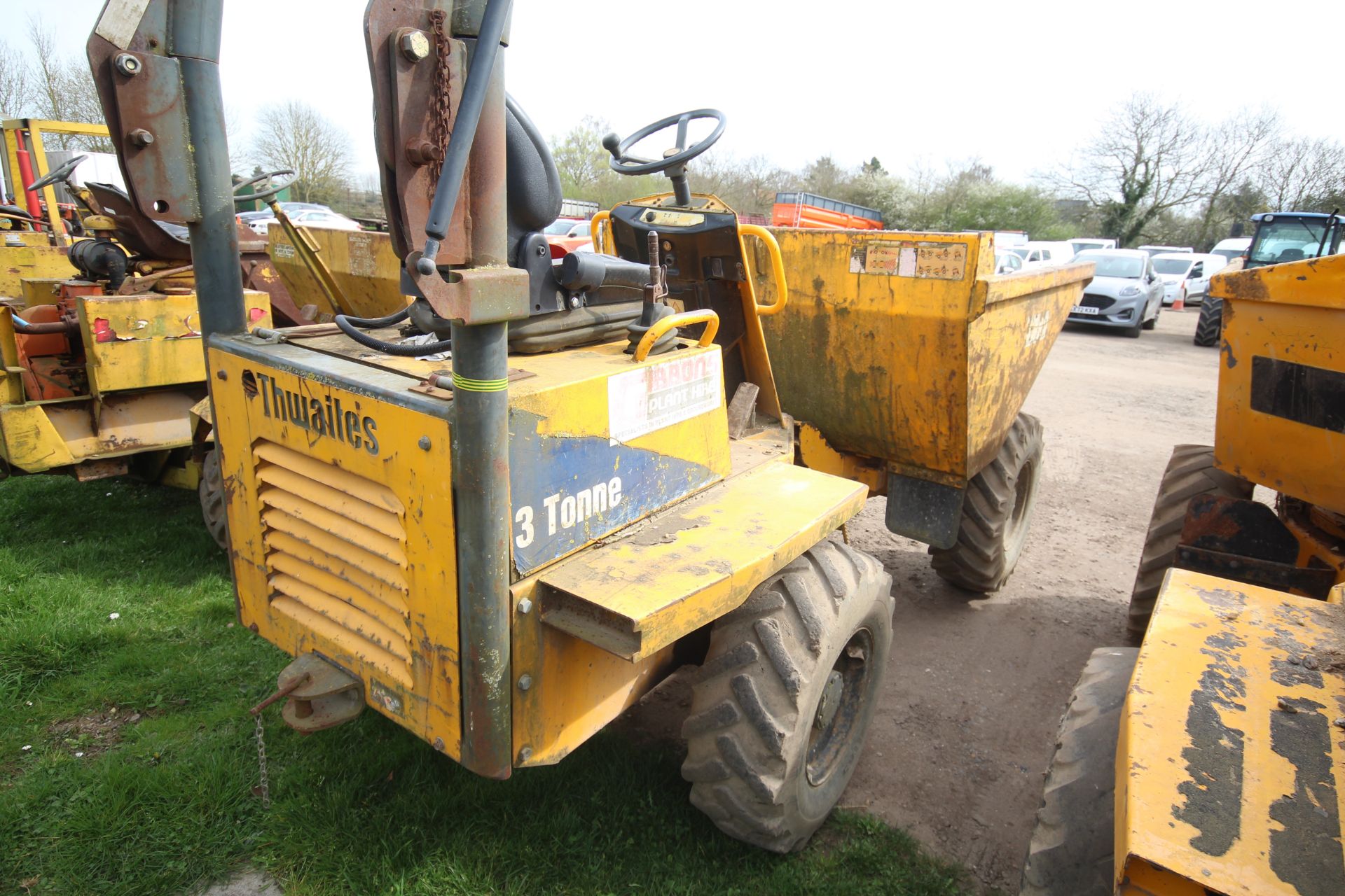 Thwaites 3T 4WD dumper. 2008. 2,664 hours. Serial number SLCM57077701B2425. 11.5/80-15.3 wheels - Image 3 of 31