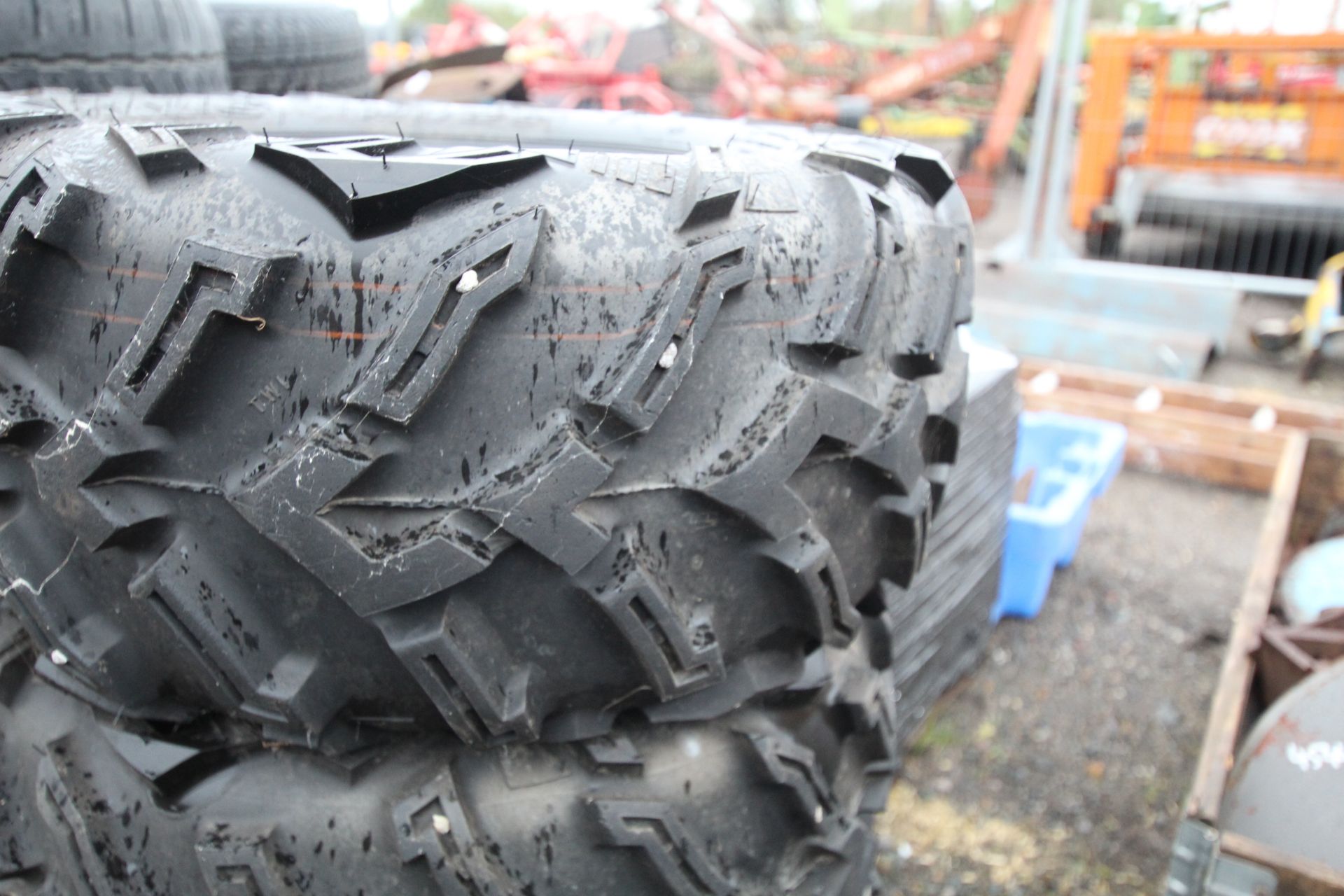 Set of four AT25x10-12 quad bike tyres. V - Bild 3 aus 5