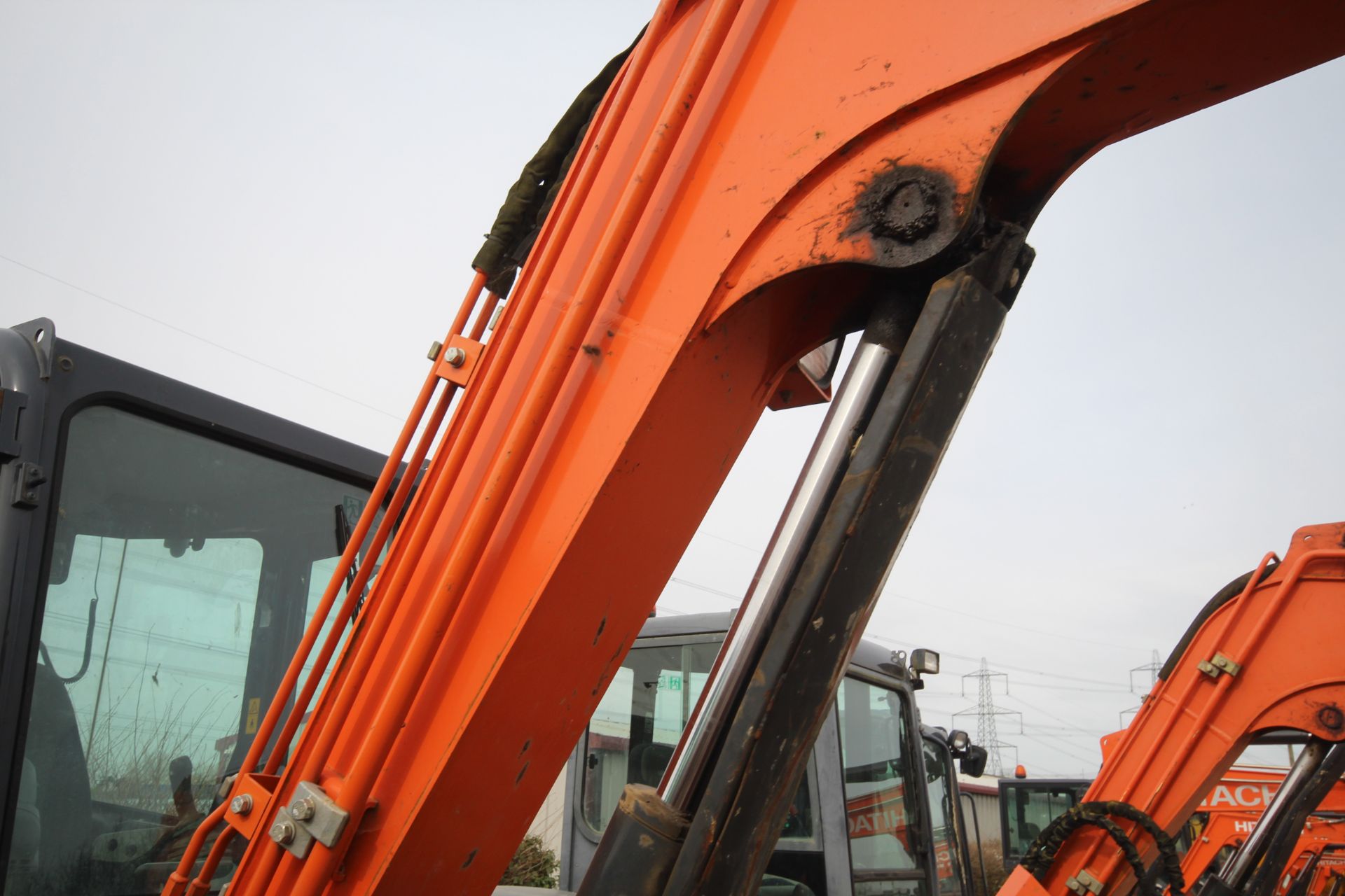 Hitachi ZX55U-5A CLR 5.5T rubber track excavator. 2018. 3,217 hours. Serial number HCMA - Image 12 of 85
