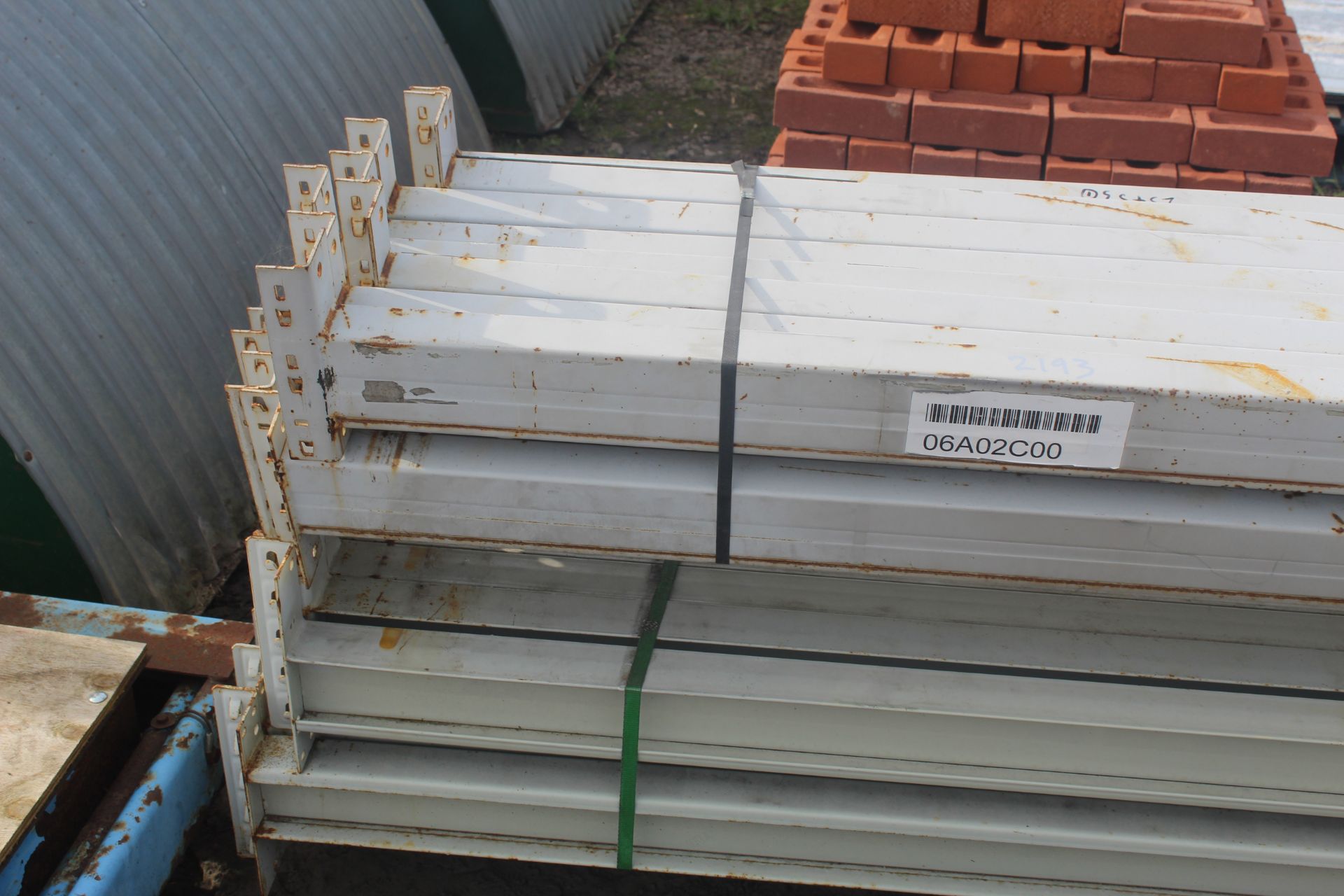 Quantity of pallet racking rails (no uprights). - Image 2 of 5