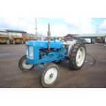 Fordson New Performance Super Major 2WD tractor. 12.4-36 rear wheels and tyres @ 99%. Key held.