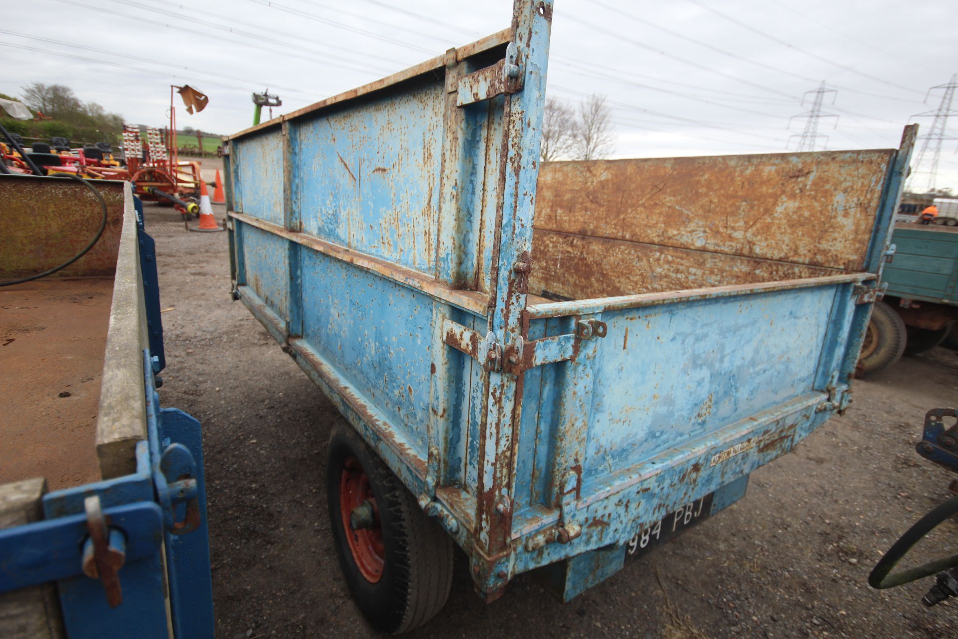Harford 3T single axle tipping trailer. - Image 15 of 23