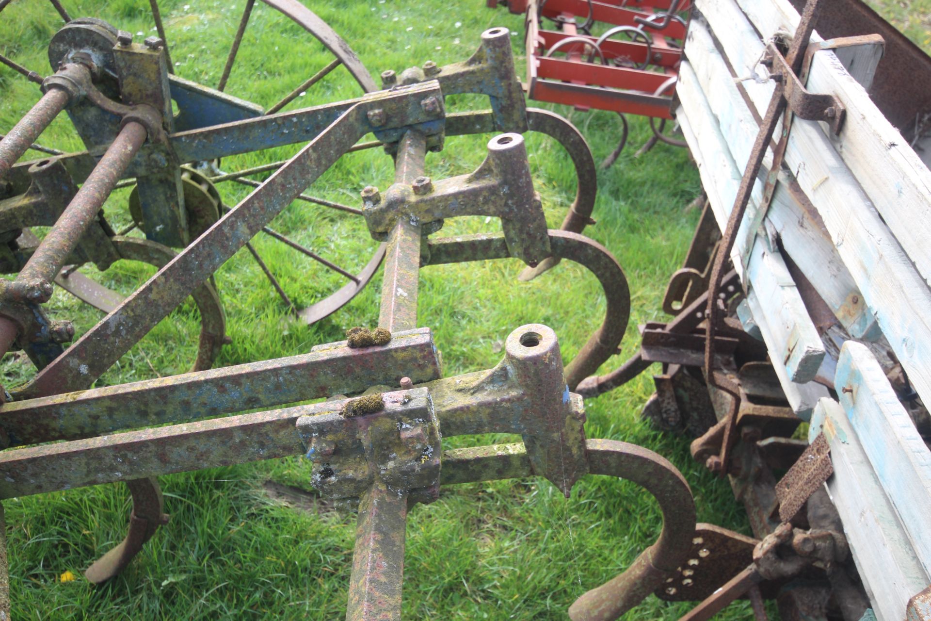 Ransomes 9 tine trailed cultivator. V - Image 8 of 15