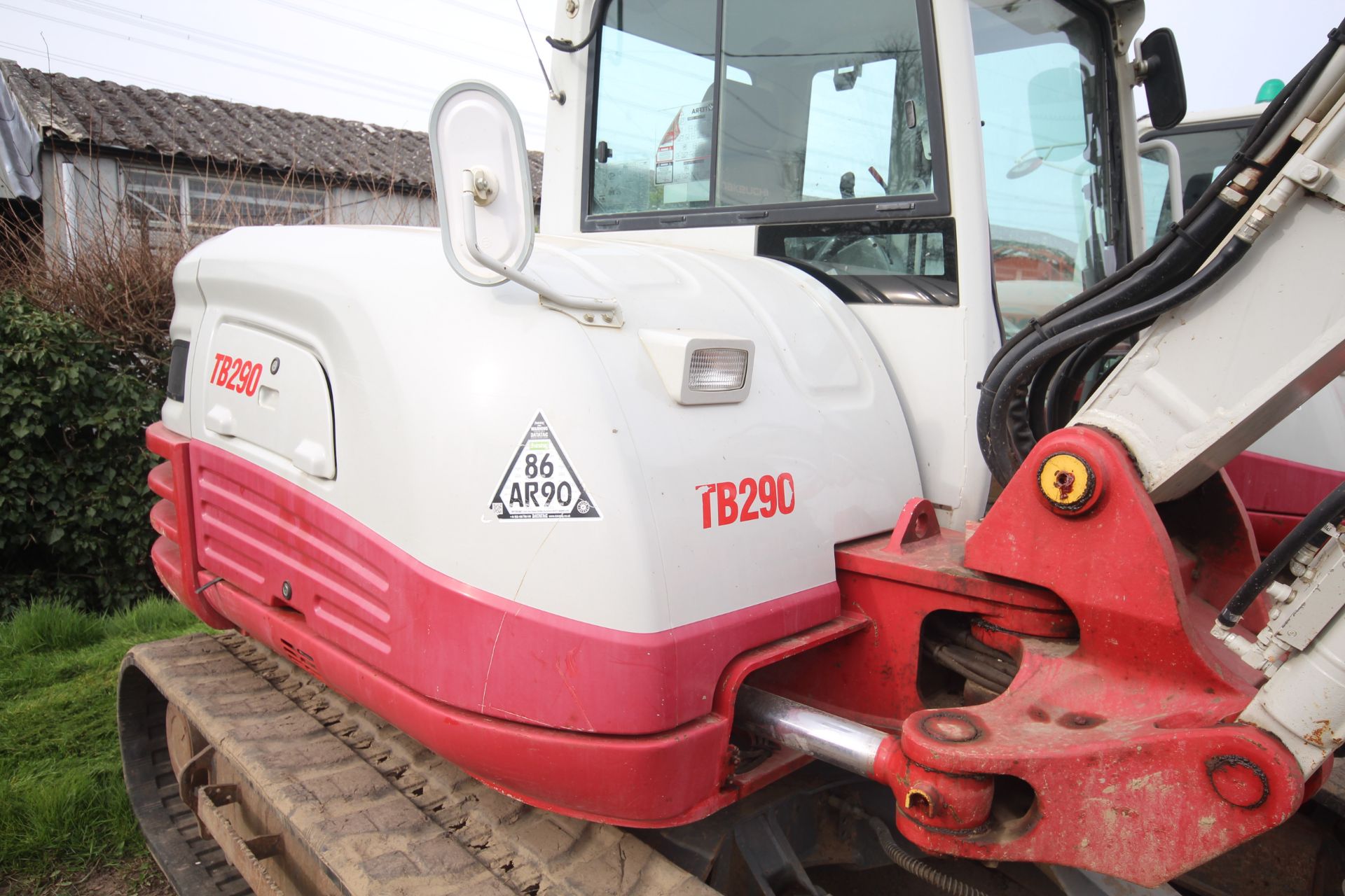 Takeuchi TB290 9T rubber track excavator. 2018. 5,096 hours. Serial number 190200950. With 4x - Image 21 of 68