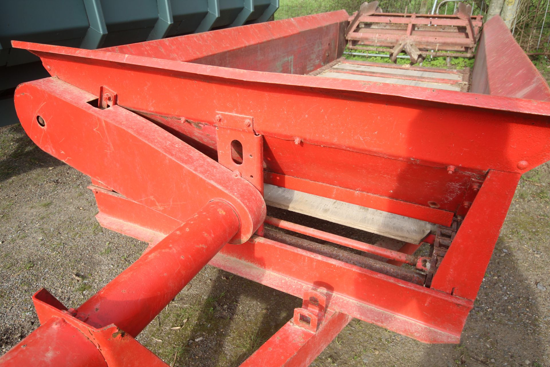 Massey Ferguson single axle muck spreader. V - Image 7 of 14