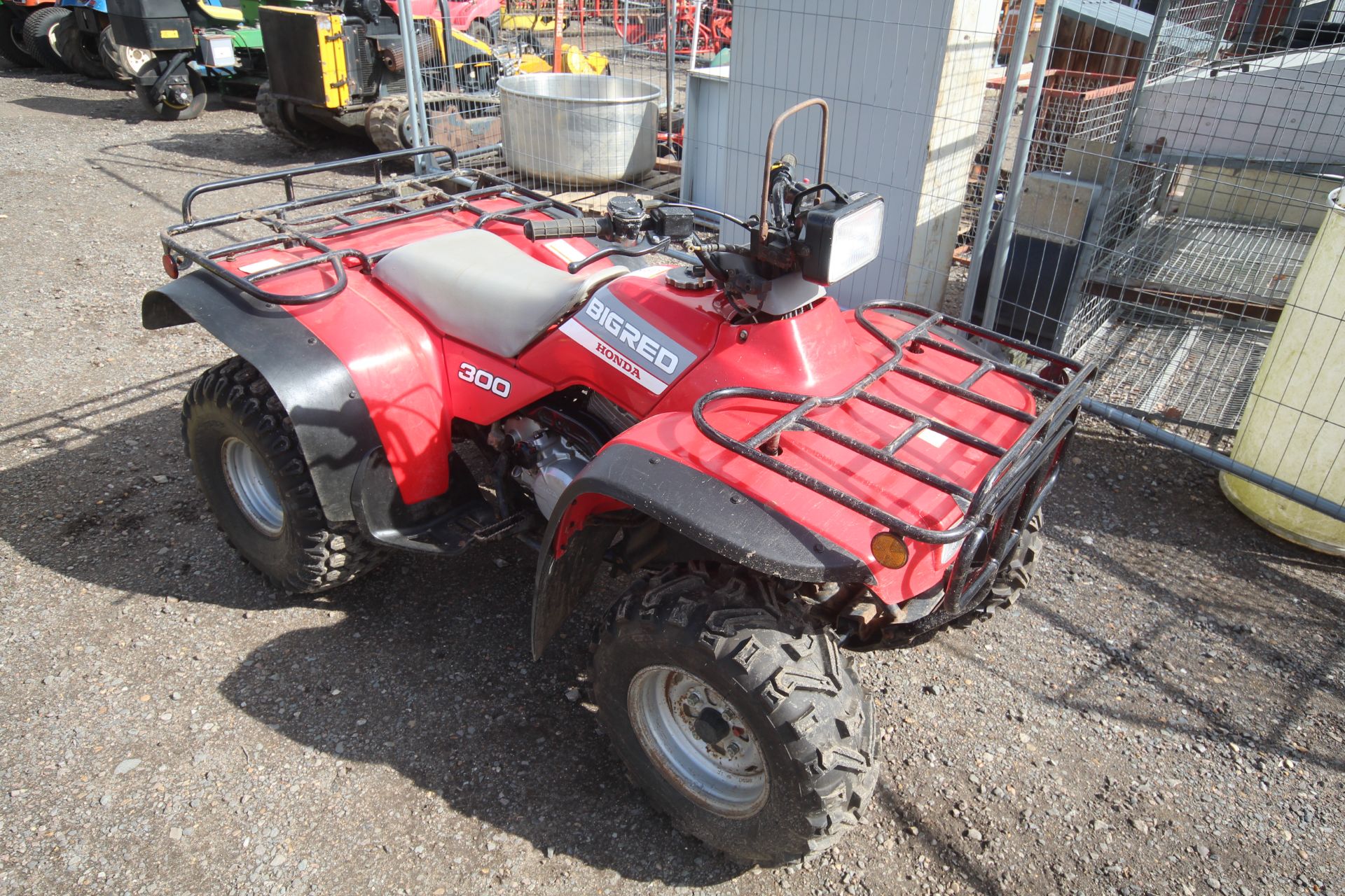 Honda Big Red 300 2WD quad bike. 1992. Owned from new. Key held. V