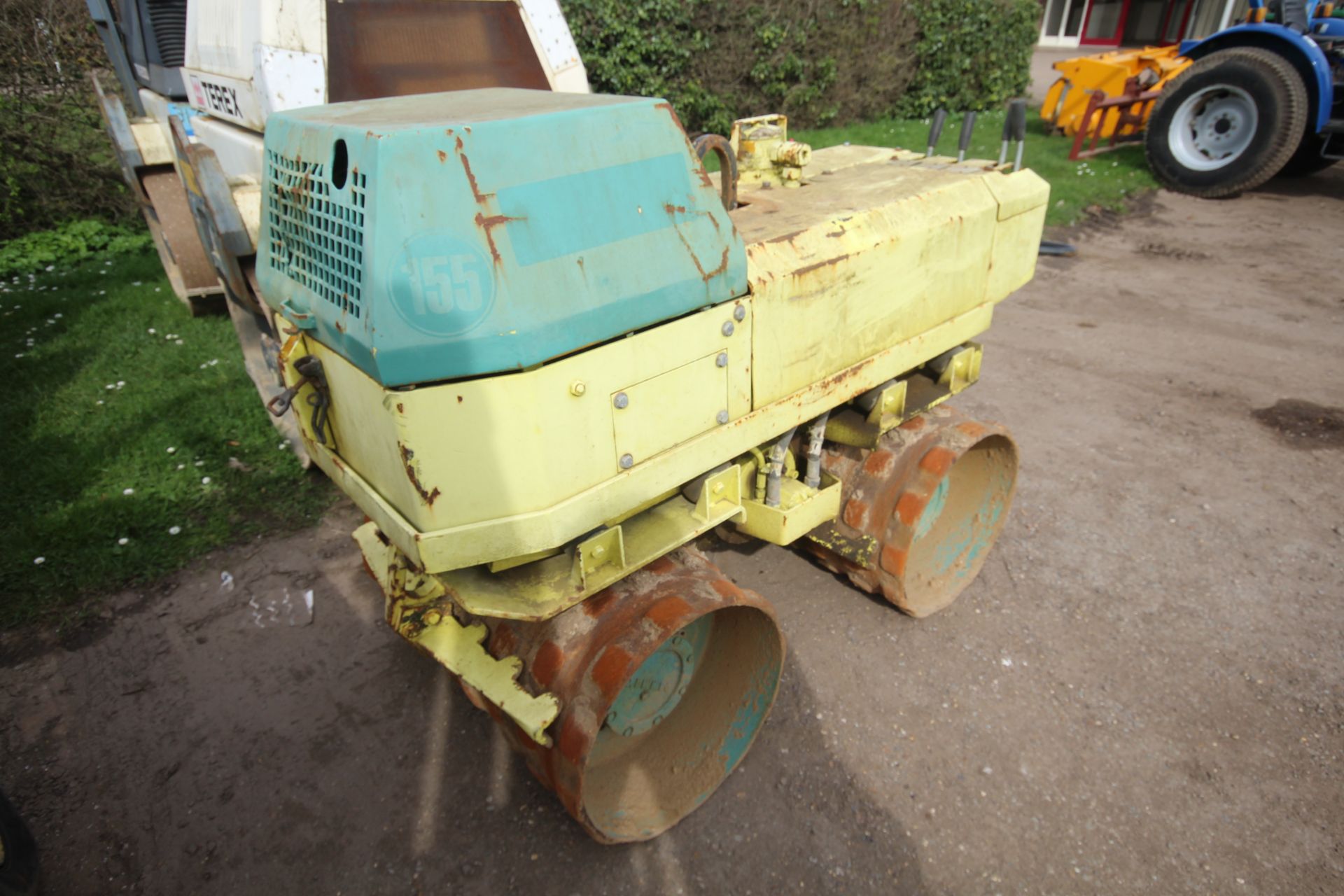 Rammax double drum trench roller. With Hatz diesel engine. Key held. V - Image 2 of 13